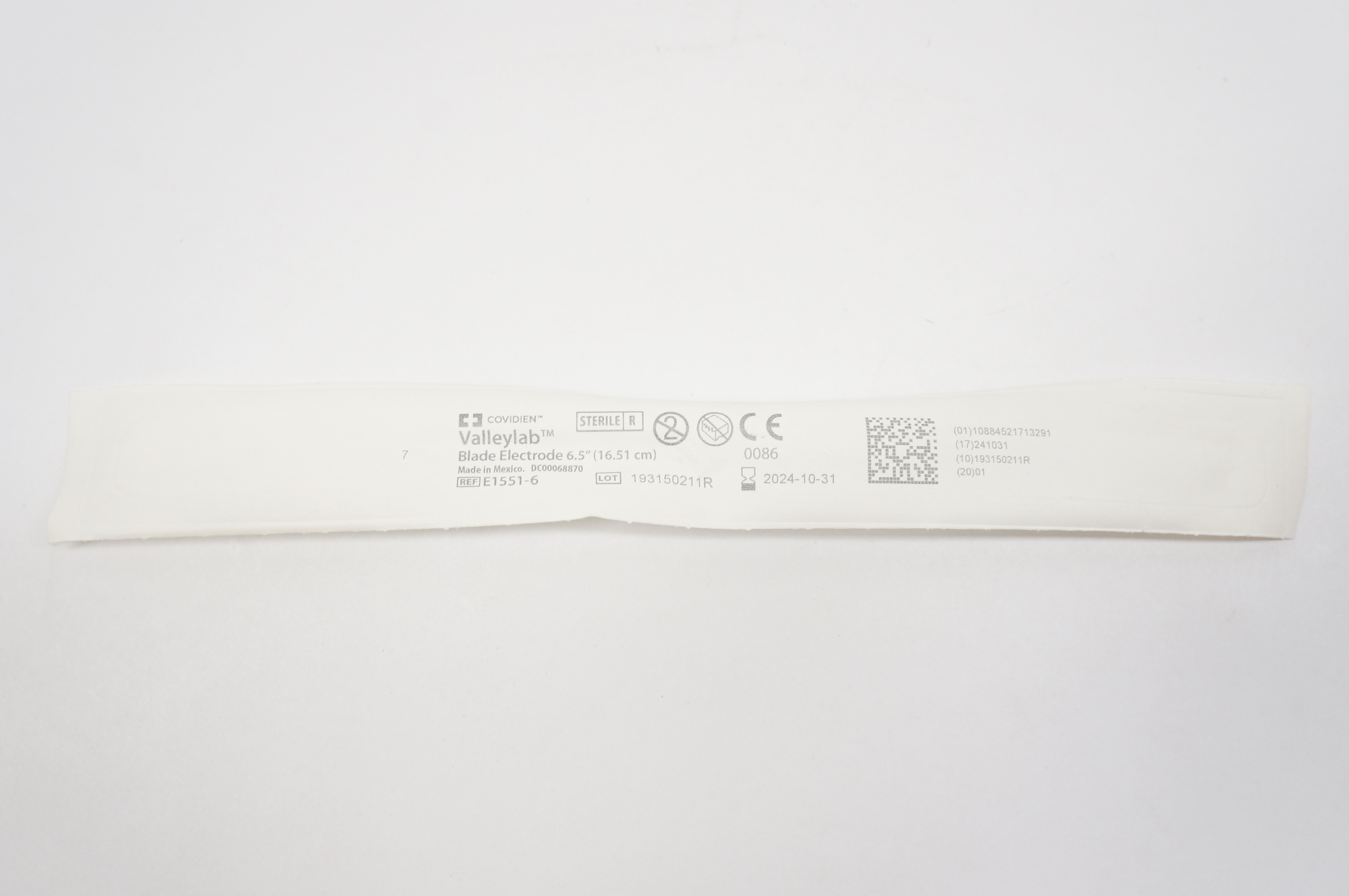 Covidien E1551-6 Valleylab Blade Electrode 6.5inch