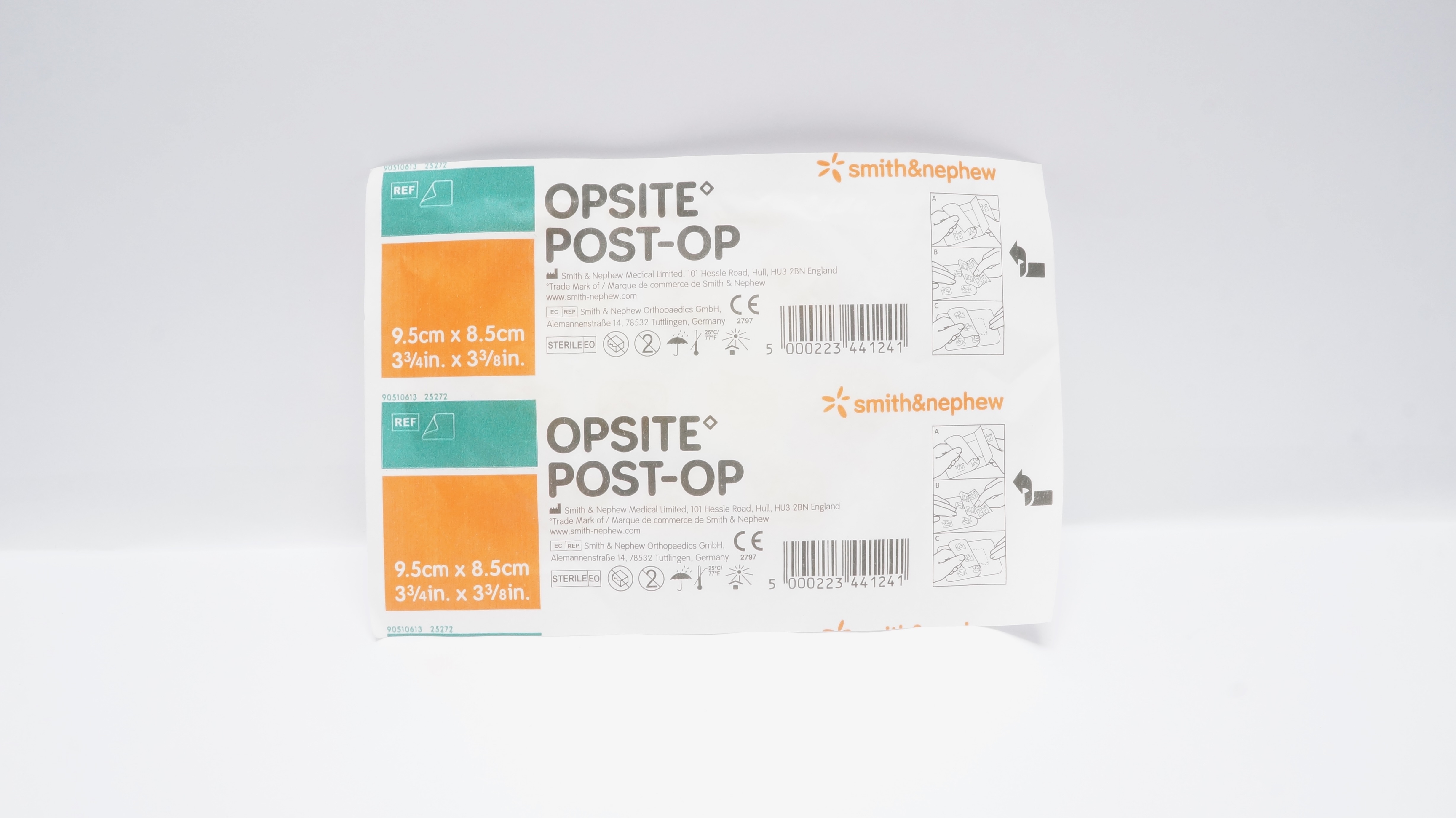 Smith&Nephew 66000709 OPSITE POST-OP Dressing 3-3/4inch x 3-3/8inch