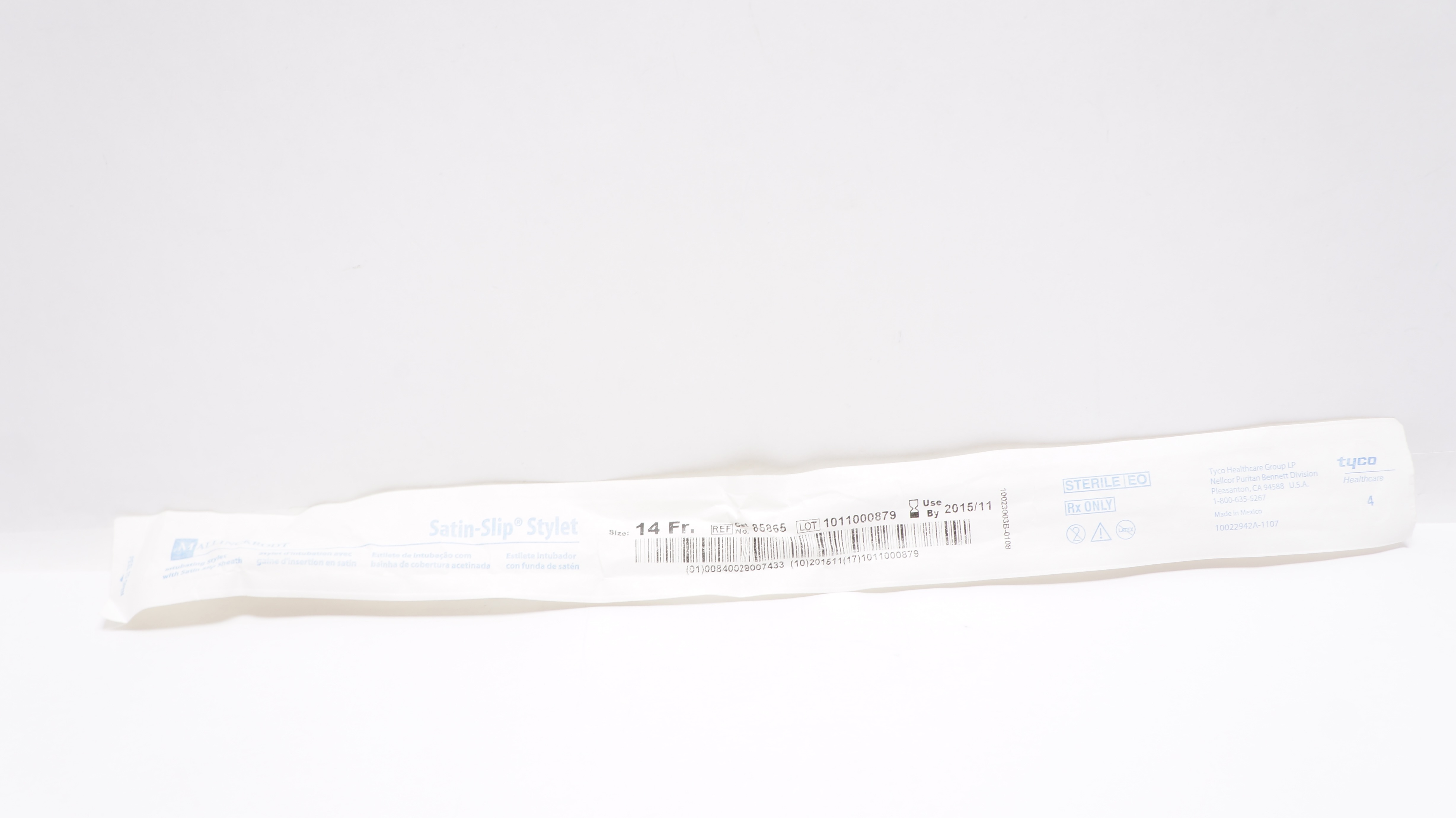 Tyco 85865 Mallinckrodt Satin-Slip Intubating Stylet 14Fr (x)