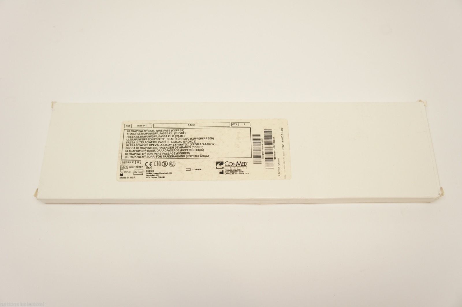 7021-141 ~ ConMed Bur Wire Pass 1.5mm (x)