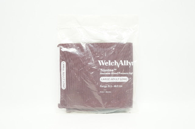 Welch Allyn 3602XLCK Trimline Reusable Blood Pressure Cuff, Large Adult Long