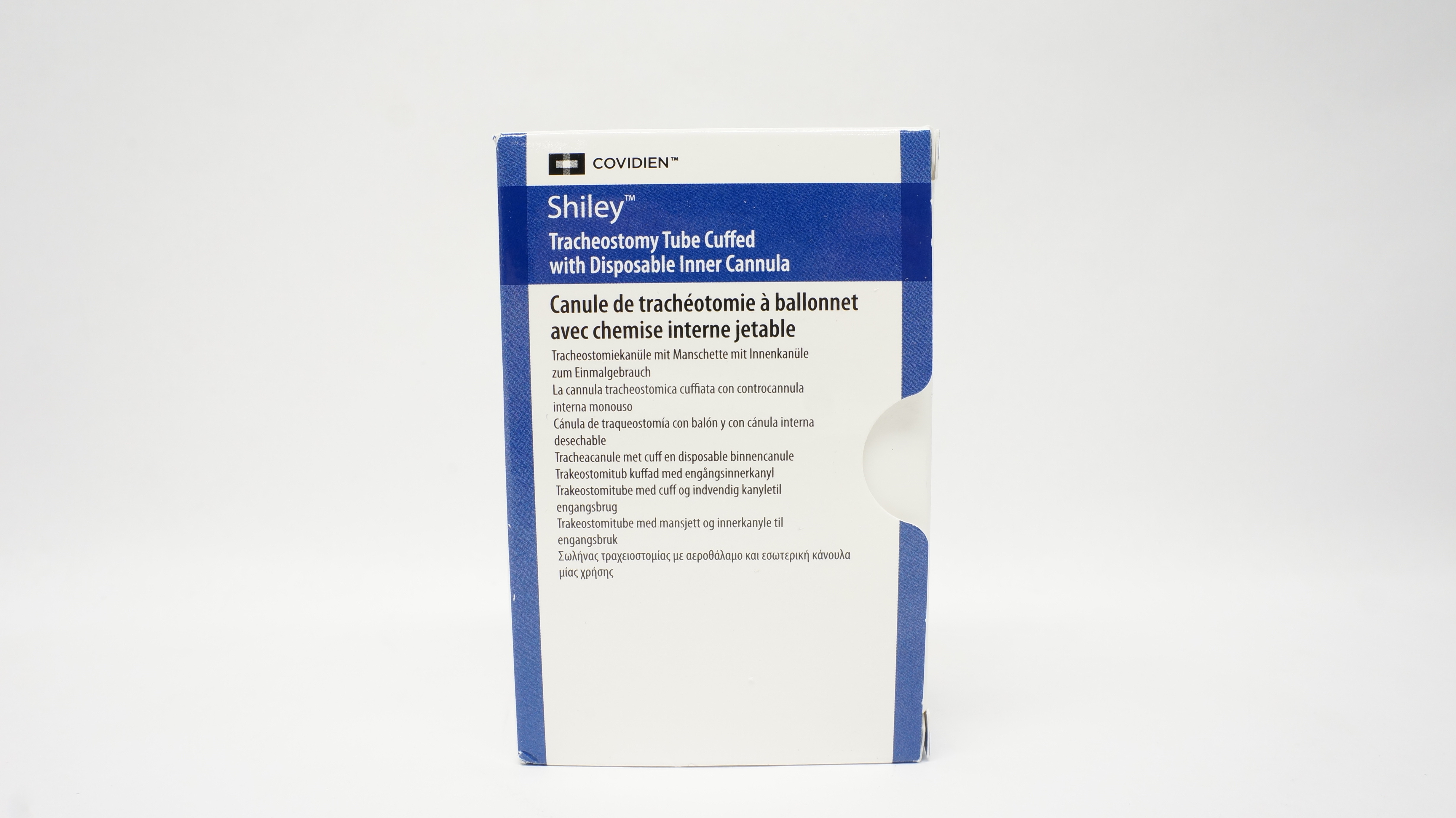 Covidien 6DCT Shiley Tracheostomy Tube Cuffed 6.4 ID x 10.8 OD x 24.0 x 74mm