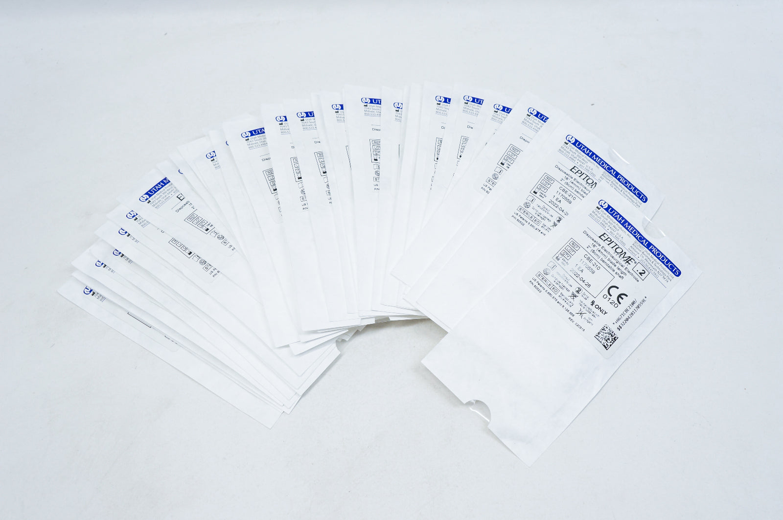 Utah Medical CBE-210 Epitome Scalpel, Electrode 0.16inch x 2inch - Lot of 36