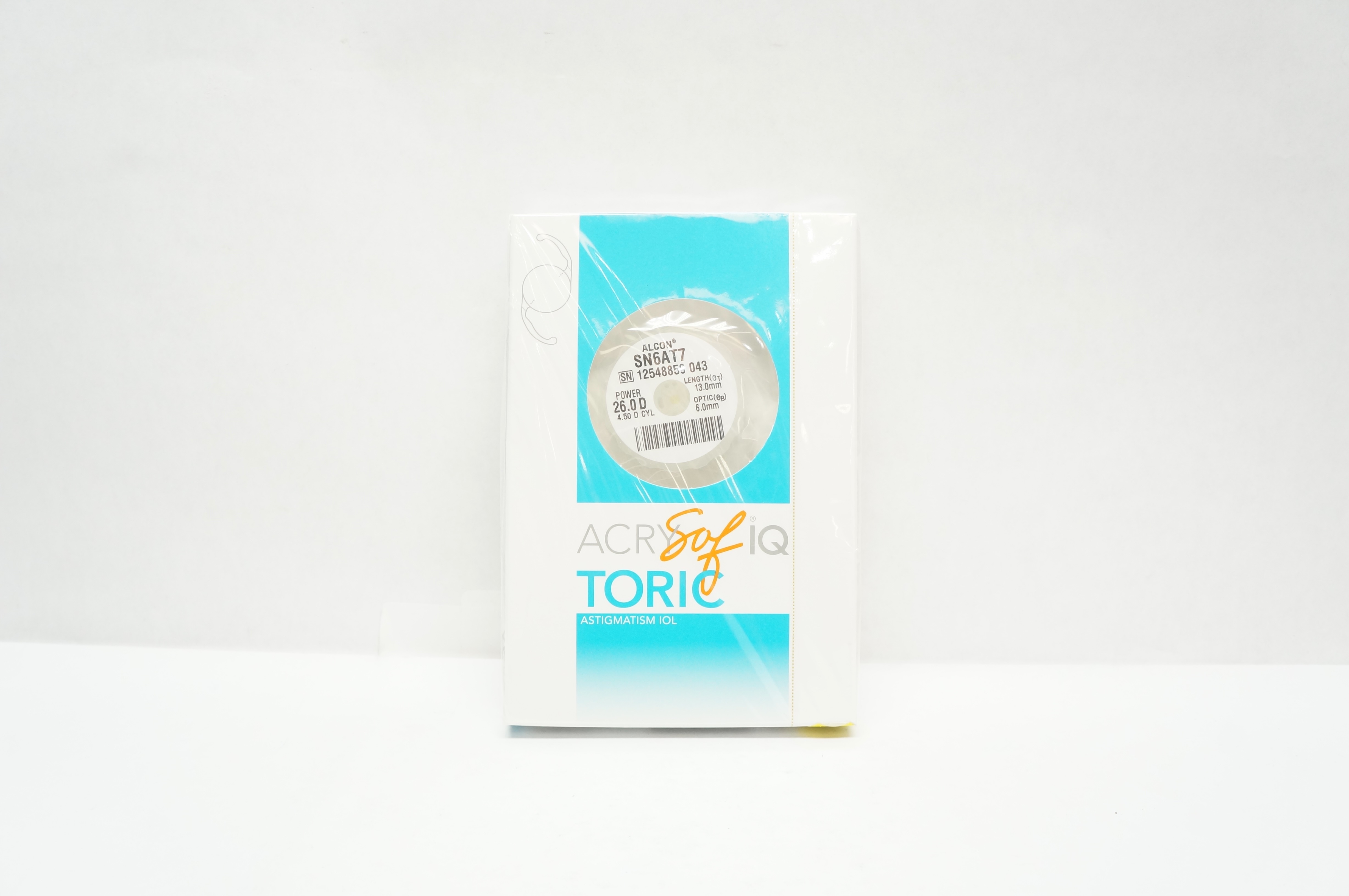 Alcon SN6AT7 AcrySof IQ Toric Astigmatism IOL 24.0D 4.50D CYL (x)