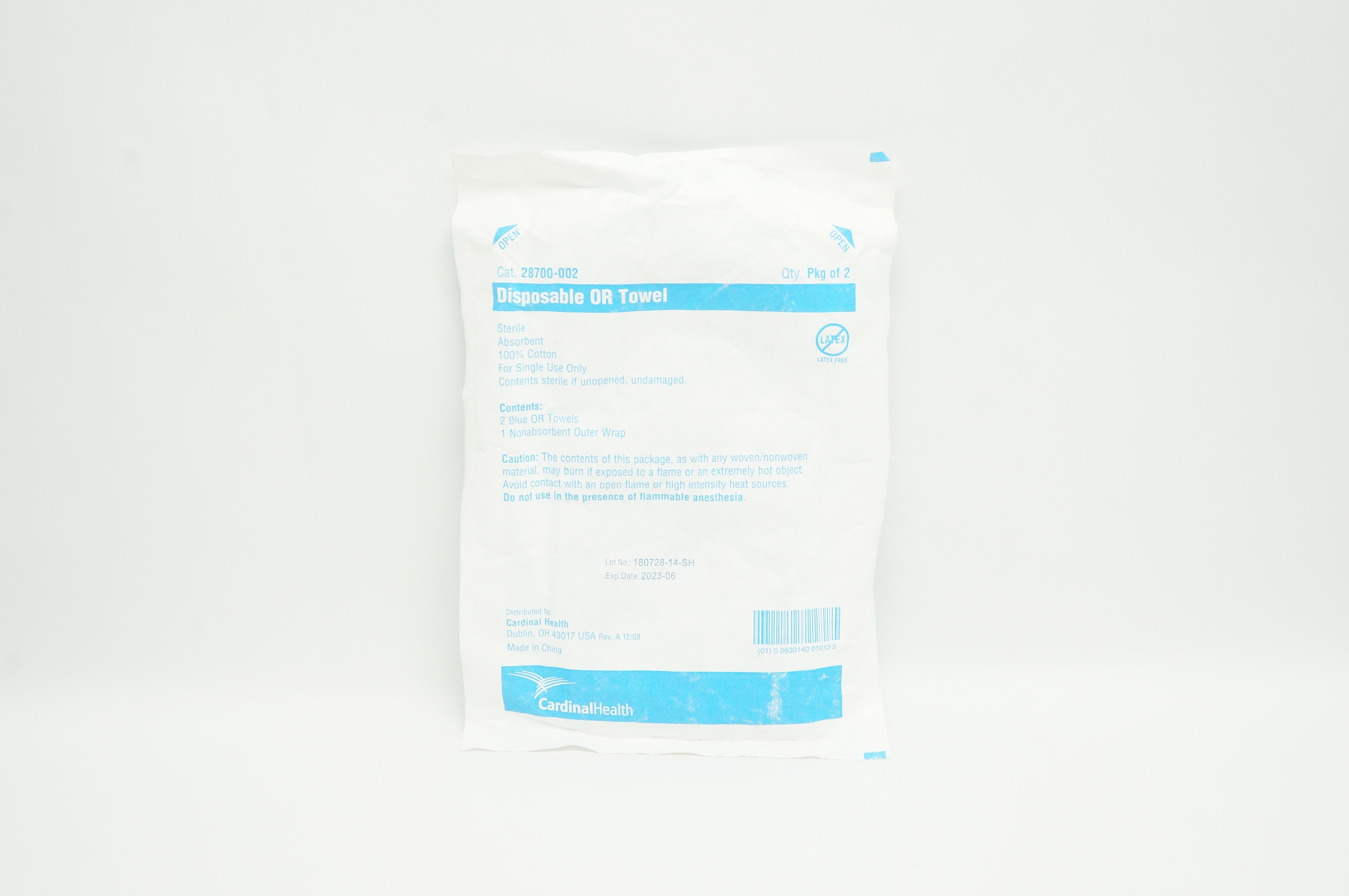 Cardinal Health 28700-002 Disposable OR Towel, Sterile Absorbent