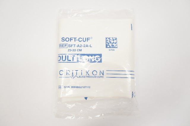 GE SFT-A2-2A-L Soft-Cuf Critikon Blood Pressure Cuffs 23-33cm, Adult Long