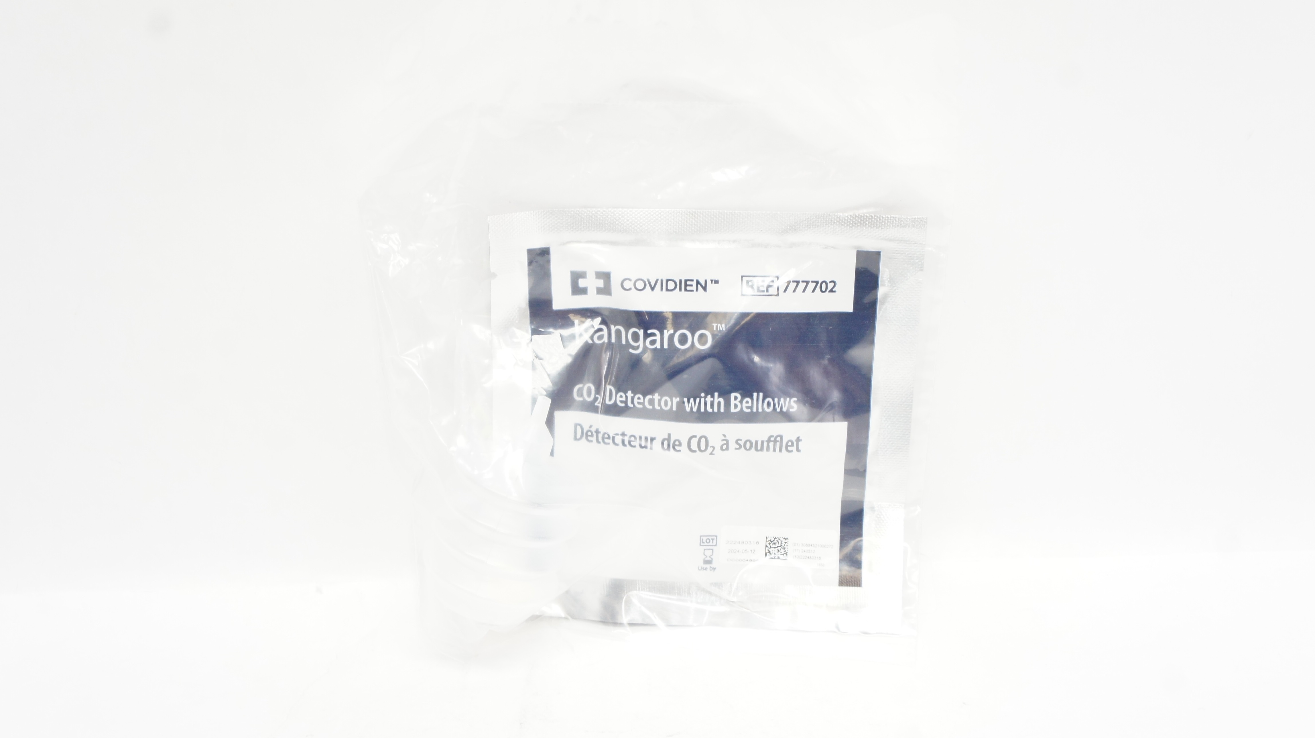 Covidien 777702 Kangaroo CO2 Detector with Bellows