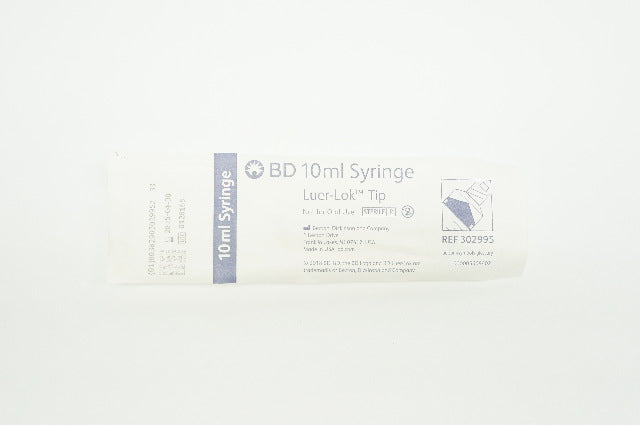 BD 302995 Becton Syringe Luer-Loc Tip 10ml