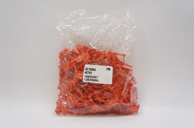 Metro 13925501-13925600 Red 100/Bag 286