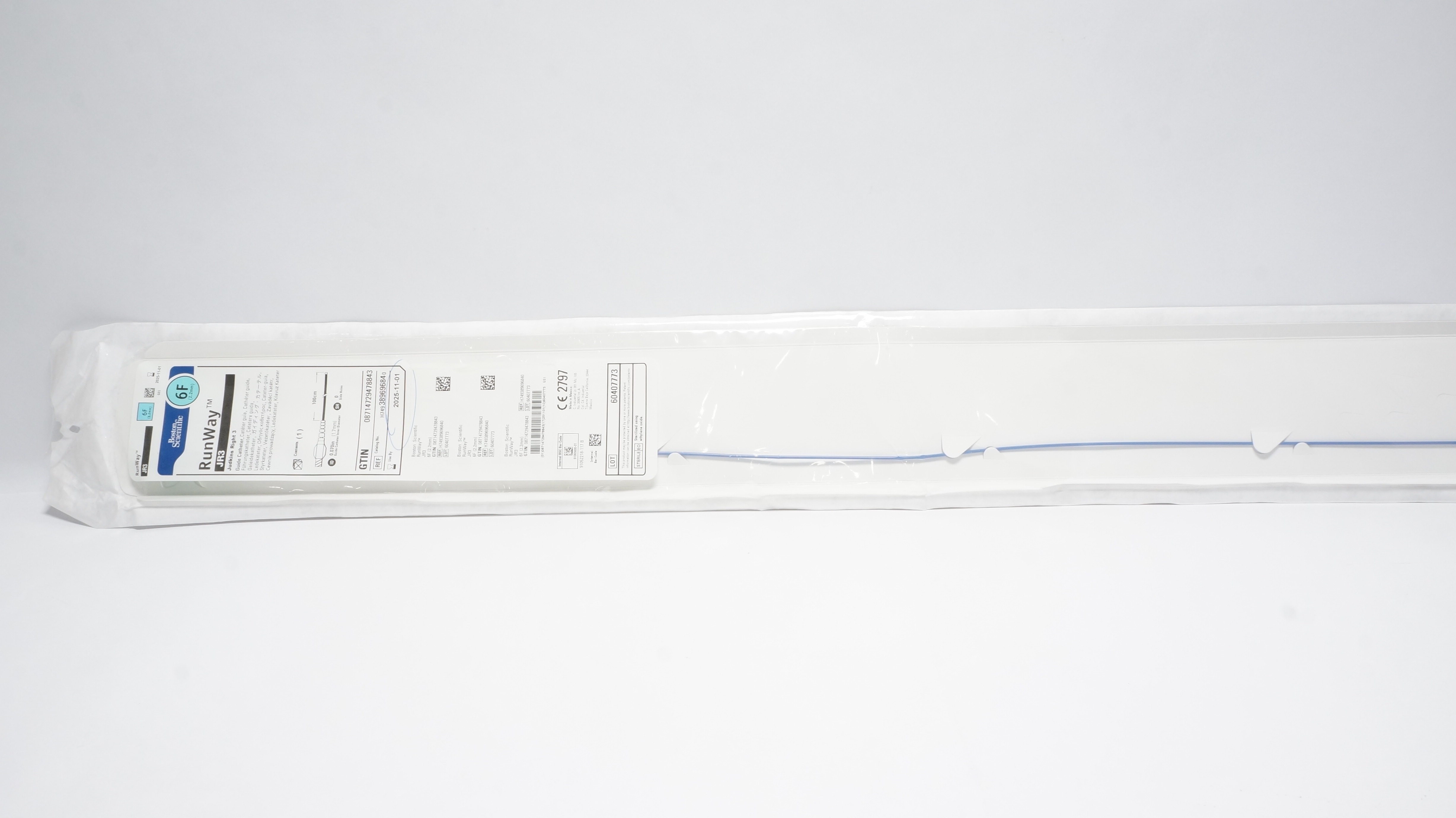 Boston Scientific H749389696840 RunWay Judkins Right 3,Guide Cath. 6F (x)