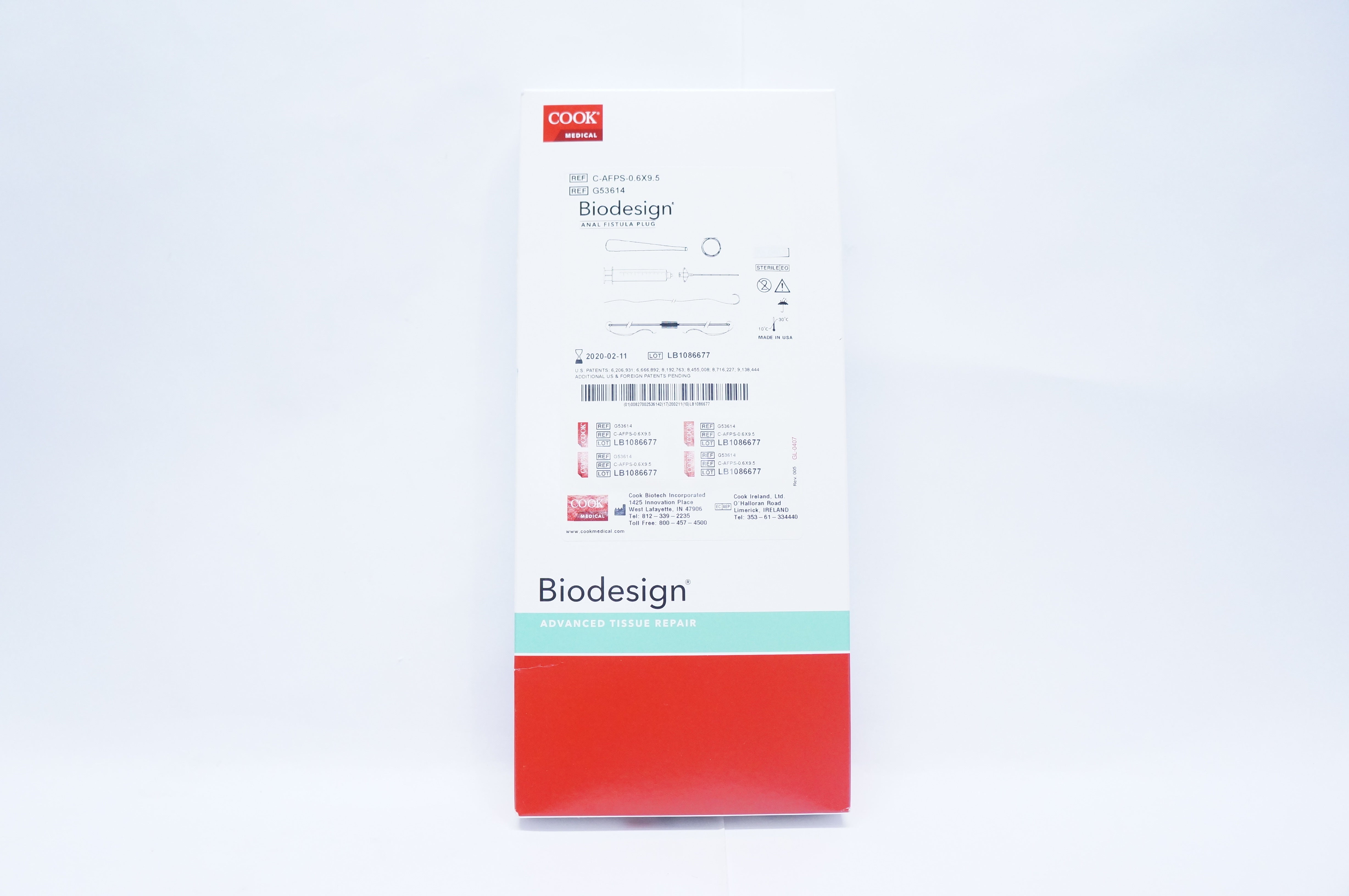 Cook G53614 Biodesign Anal Fistula Plug (x)