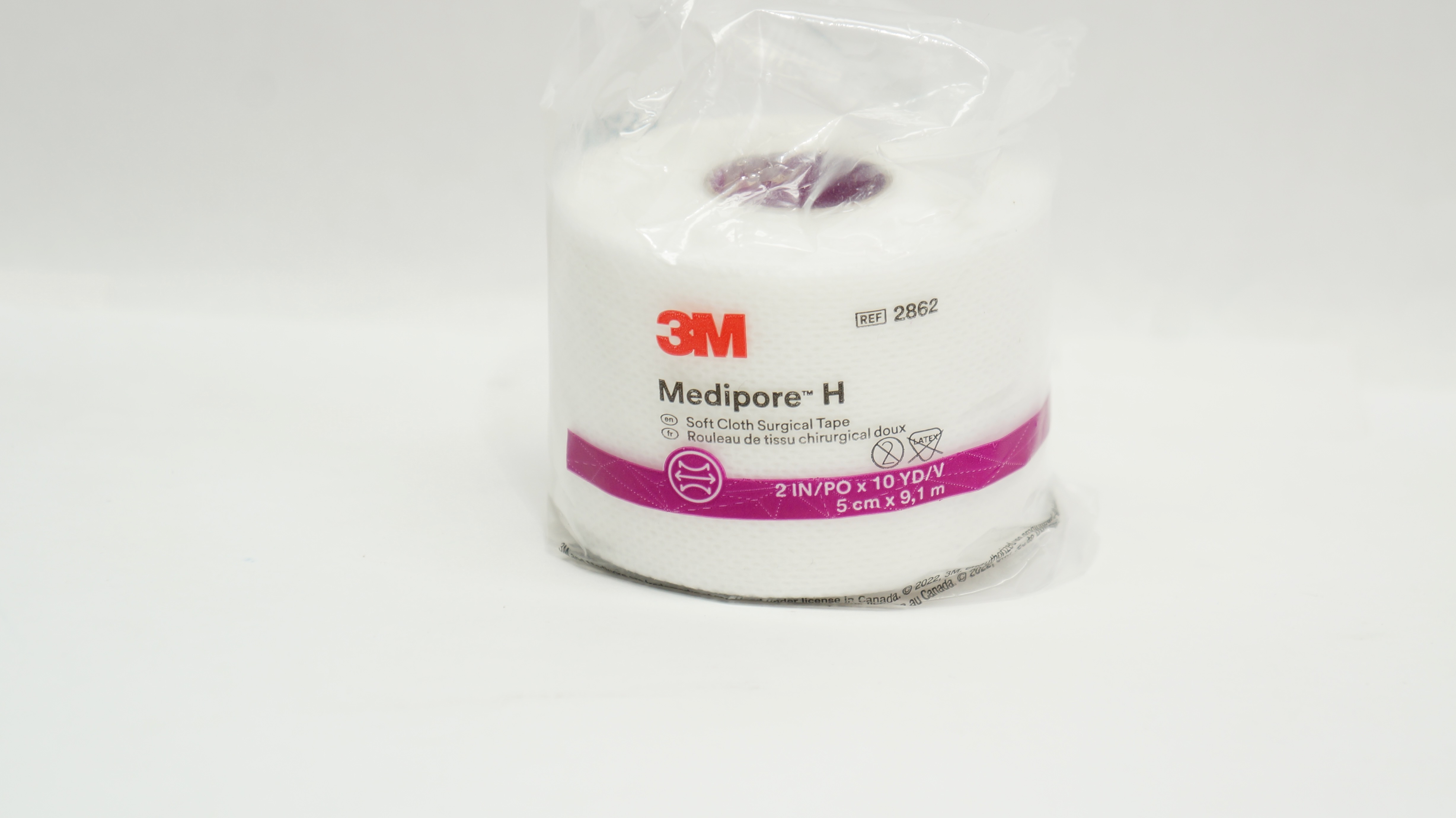 3M 2862 Medipore H Soft Cloth Surgical Tape 2inch x 10yd.
