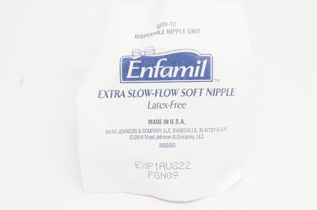 Enfamil 4339-12 Disposable Nipple Unit, Extra Slow-Flow Soft Nipple (x)