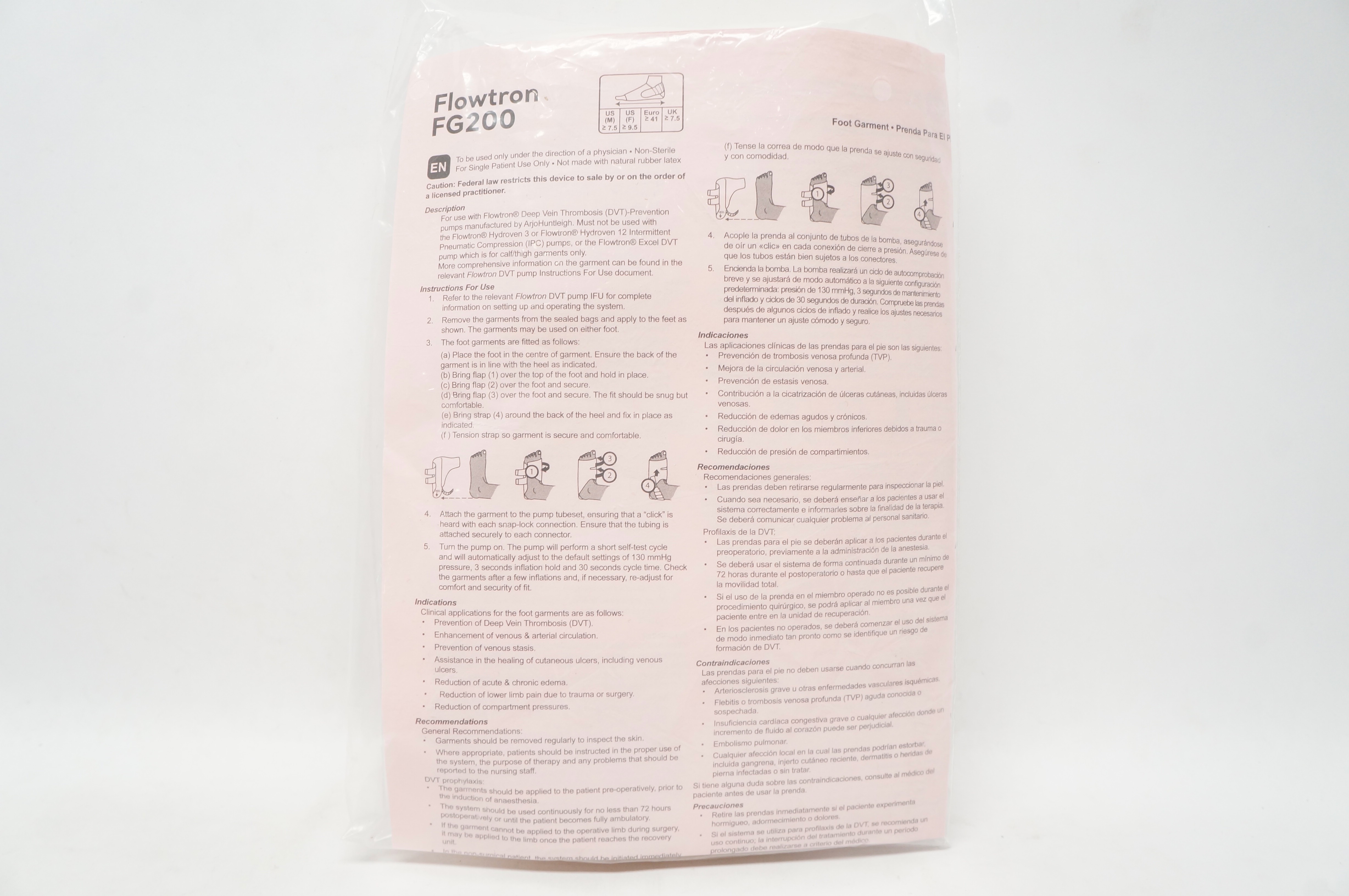 ArjoHuntleigh FG200 Flowtron Foot Garment