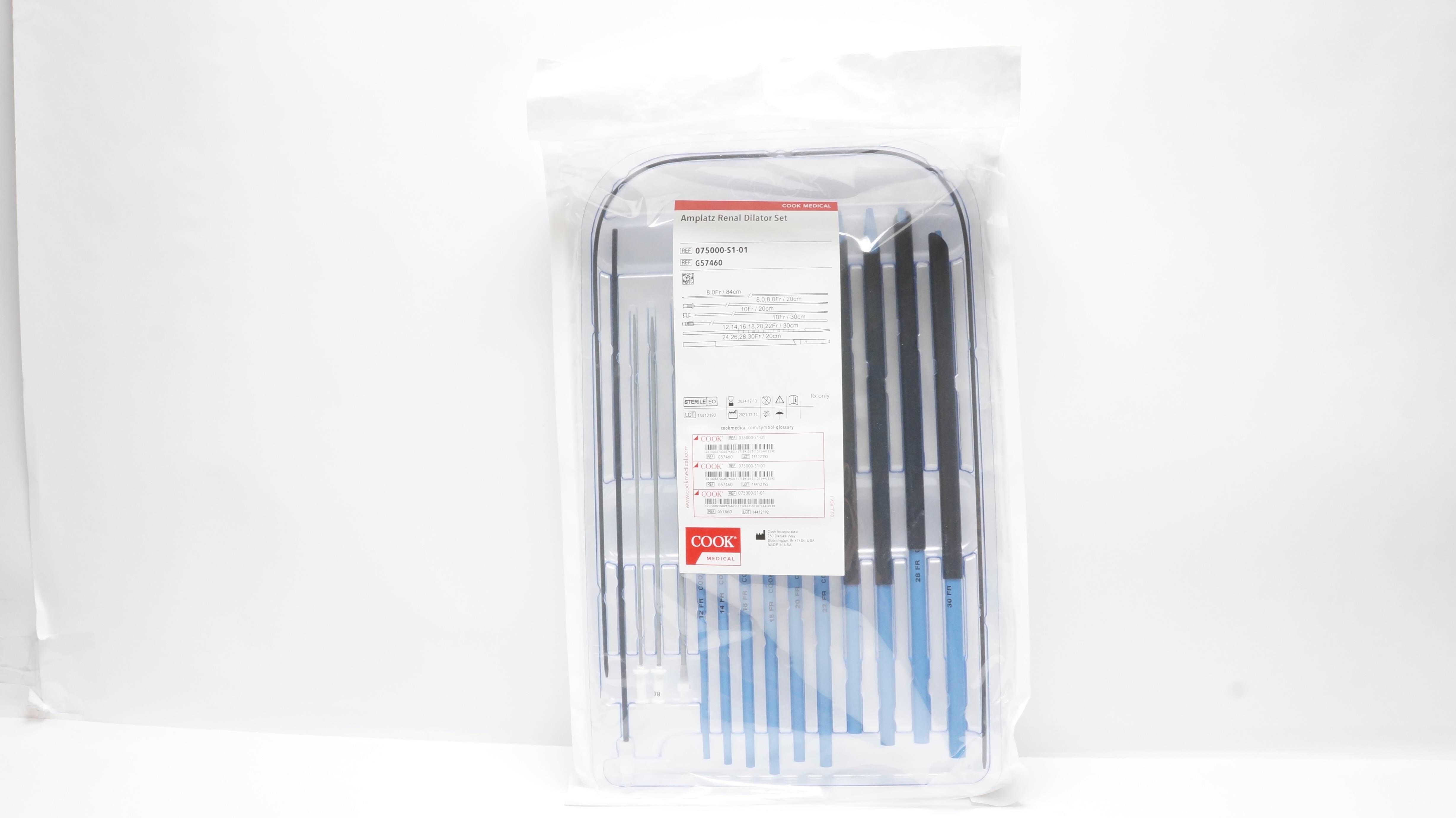 Cook Medical G57460 Amplatz Renal Dilator Set 8.0Fr x 6.0,8.0Fr x 10Fr x 10Fr