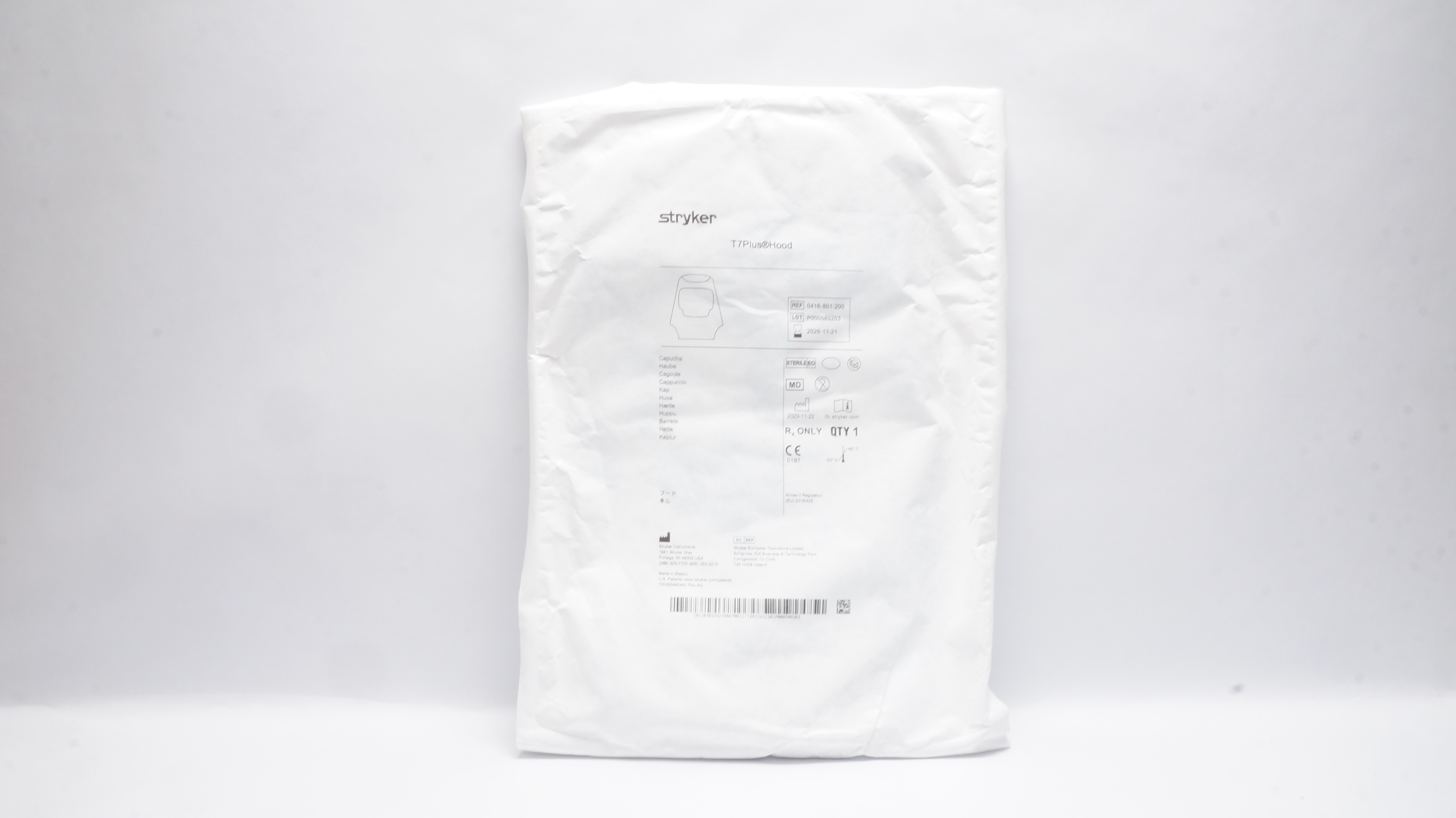 Stryker 0416-801-200 T7Plus Surgical Hood