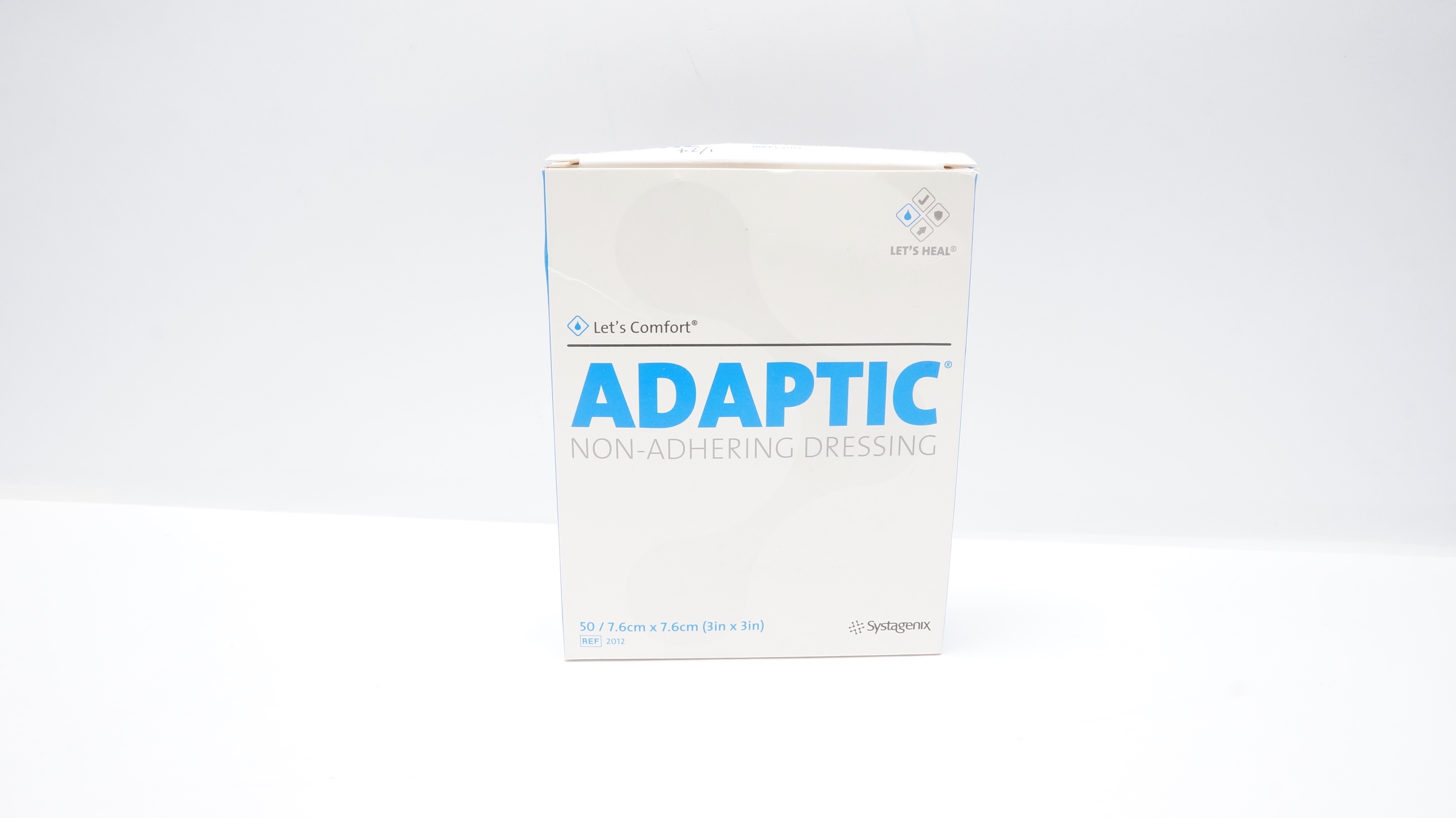 Systagenix 2012 Adaptic Non-Adhering Dressing 3inch x 3inch (x) - Box of 50