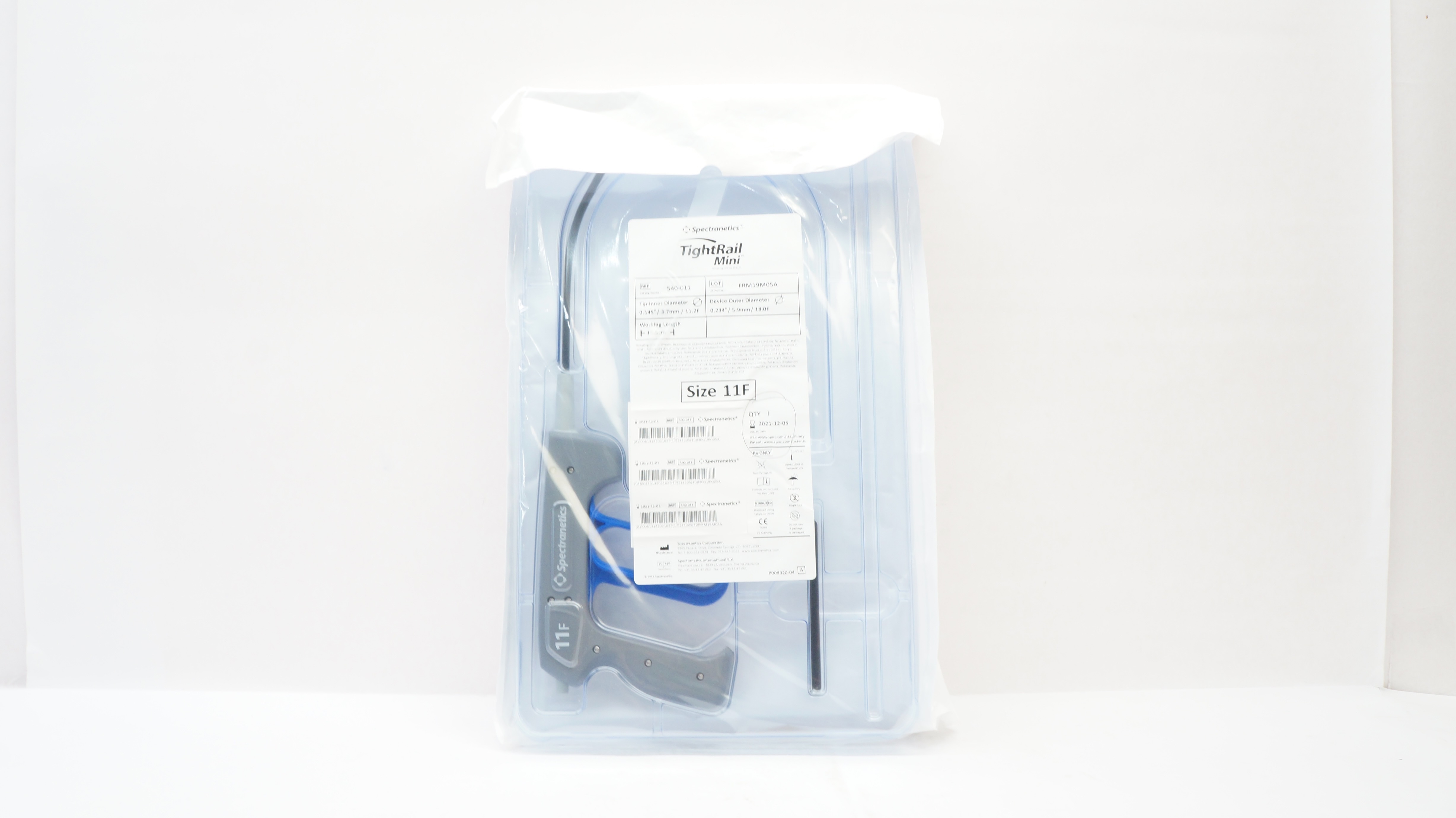 Spectranetics 540-011 TightRail Mini Rotating Dilator Sheath 11F (x)