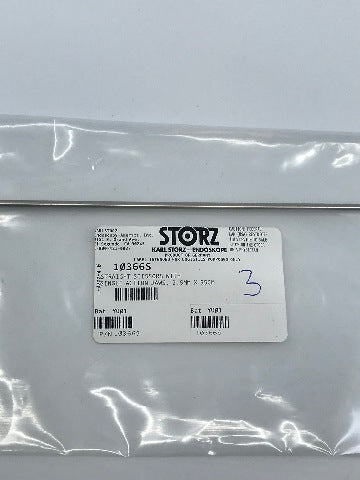 Karl Storz 10366S Scissors, Single-Action Jaws, Sheath Diameter 2.5 mm, WL 55 cm