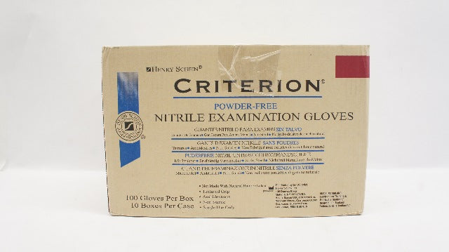 Henry Schein 111-8535 Criterion Nitrile Examination Gloves - Case of 1000