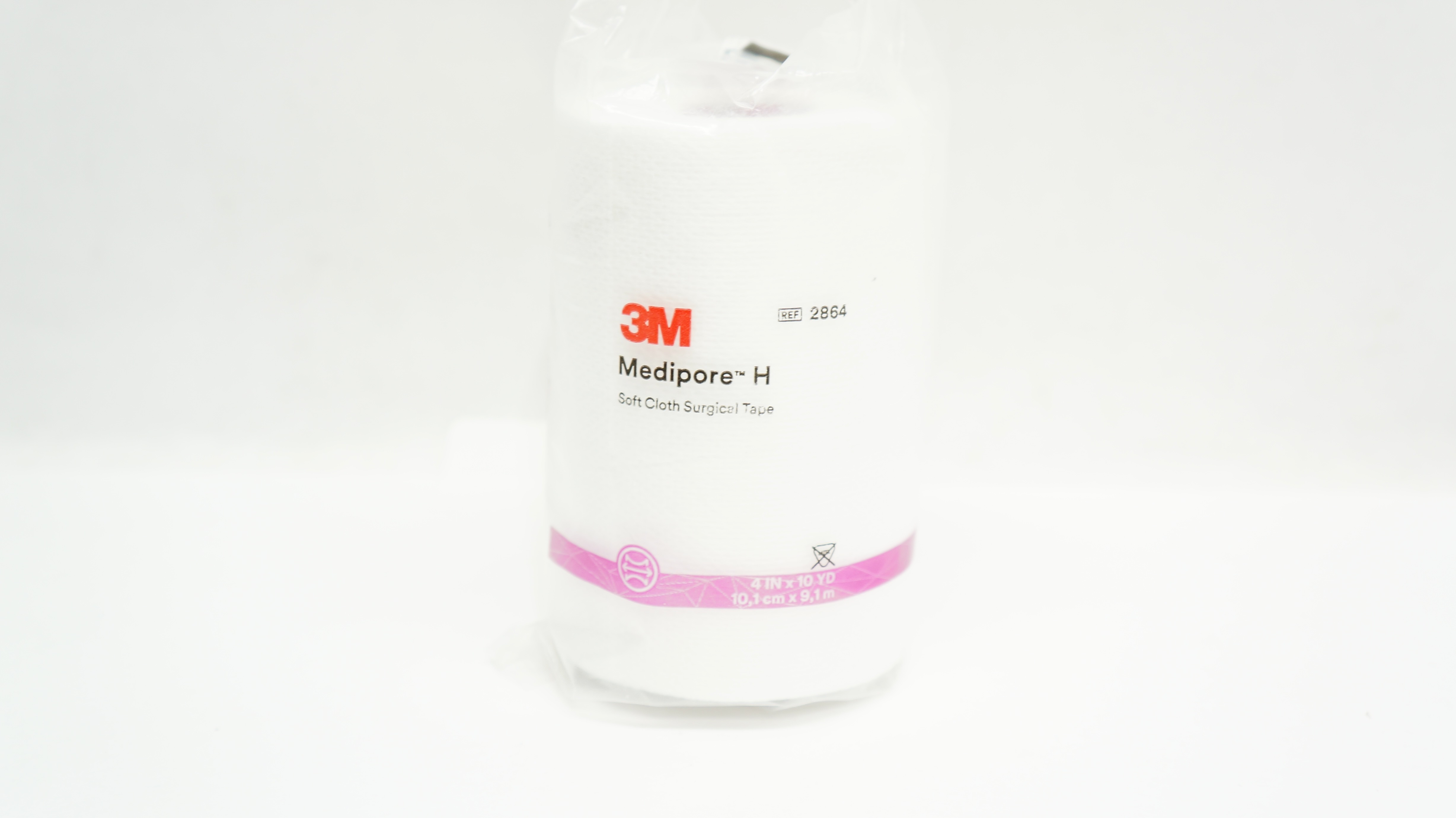 3M 2864 Medipore H Soft Cloth Surgical Tape 4inch x 10 YD