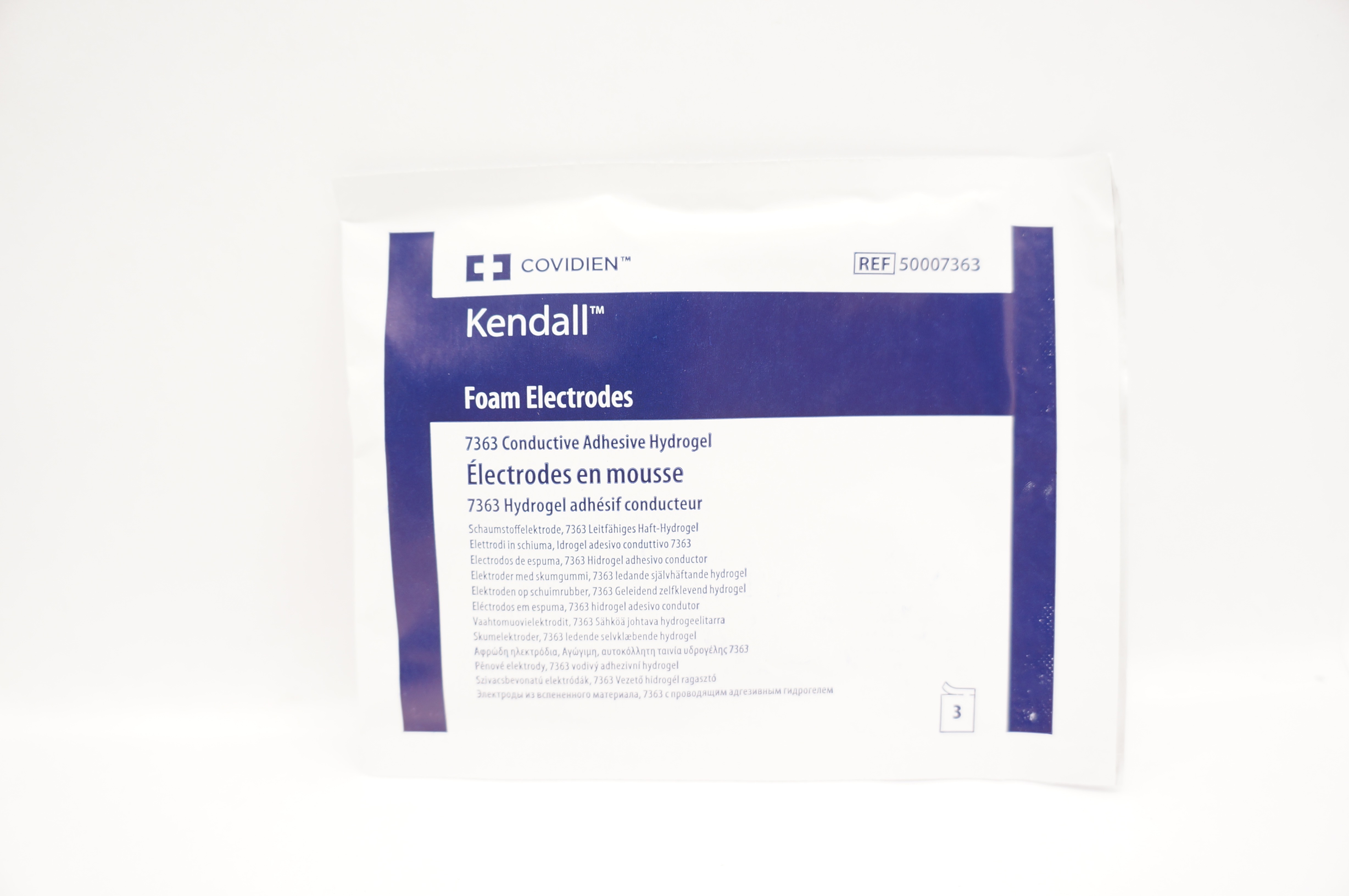 Covidien 50007363 Kendall Foam Electrodes - Pack of 3