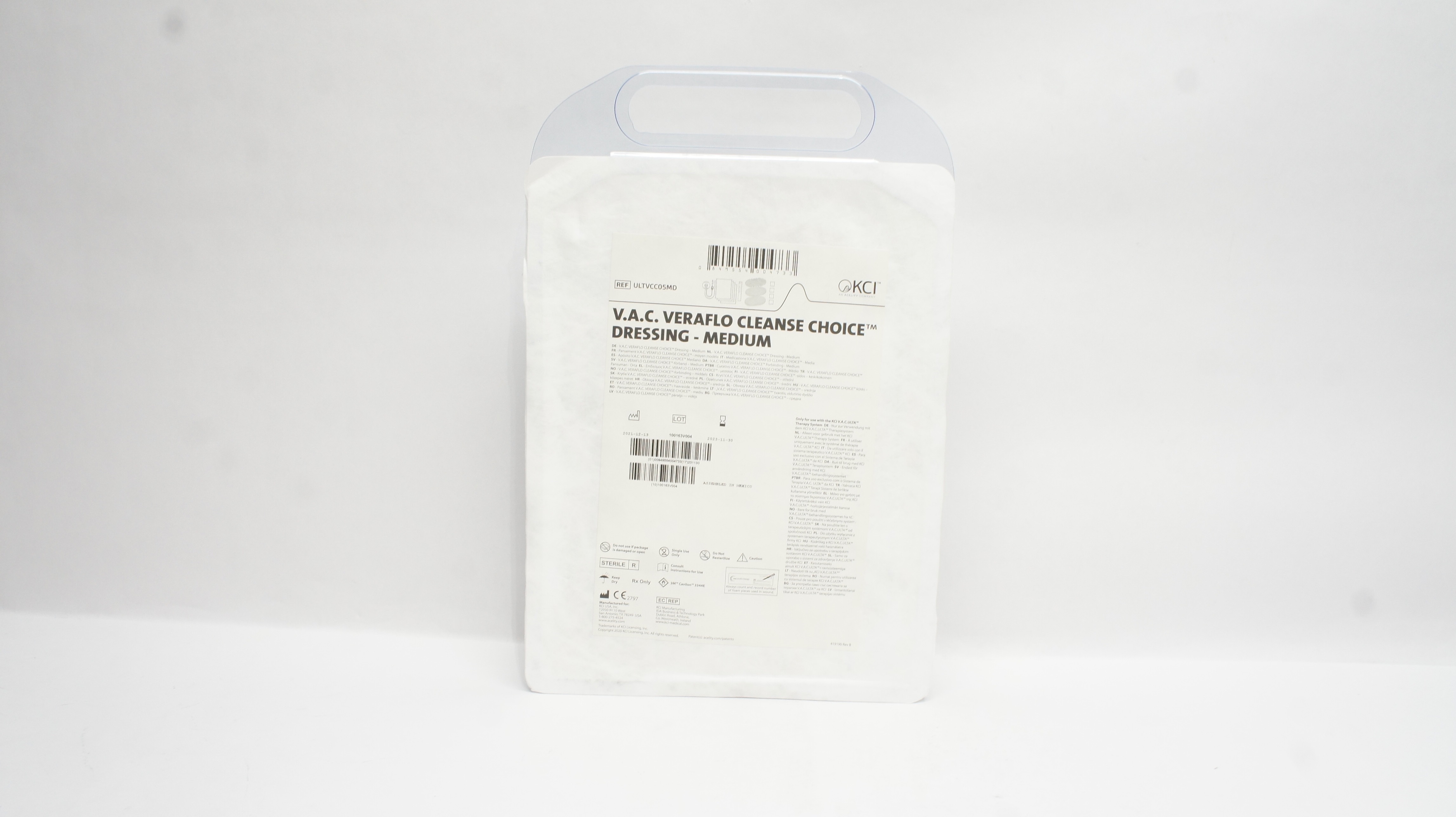 KCI ULTVCC05MD Acelity V.A.C. Veraflo Cleanse Choice Dresing Medium (x)