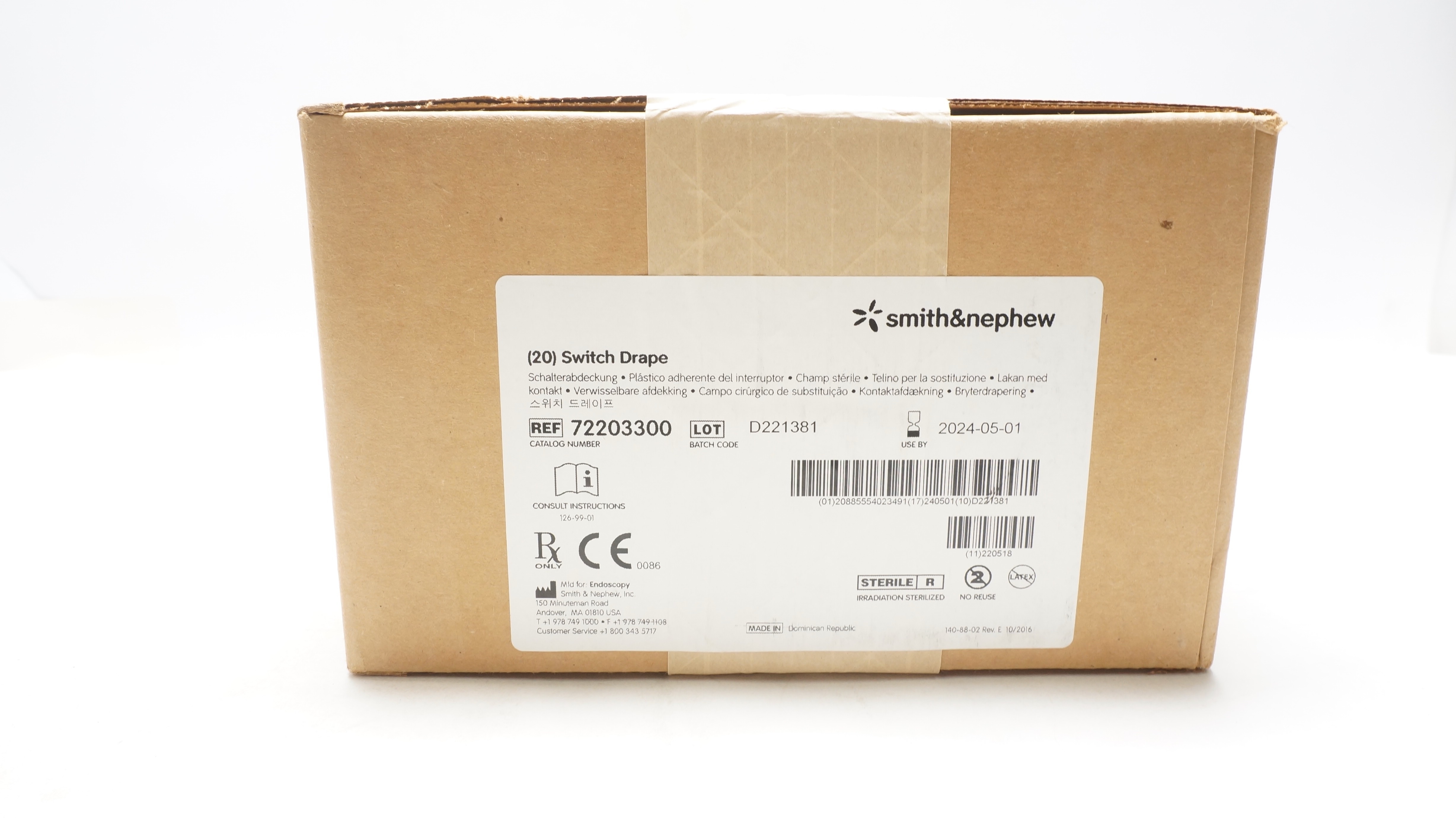 Smith&Nephew 72203300 Switch Drape - Box of 20 (x)