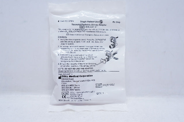 Zoll 8000-0261-01 Neonatal/Pediatric Airway Adapter