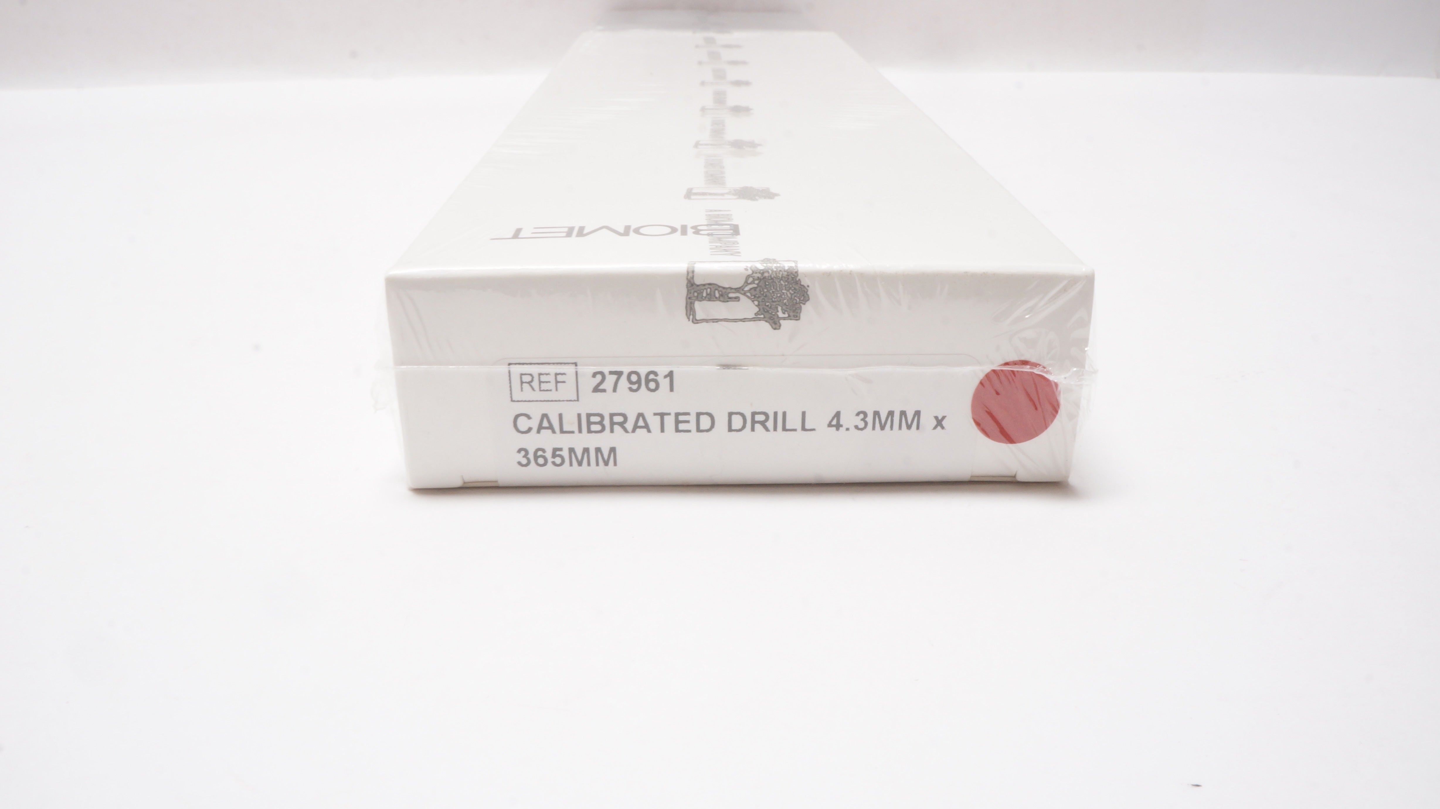 Biomet 27961 Stainless Steel Calibrated Drill 4.3mmx 365mm