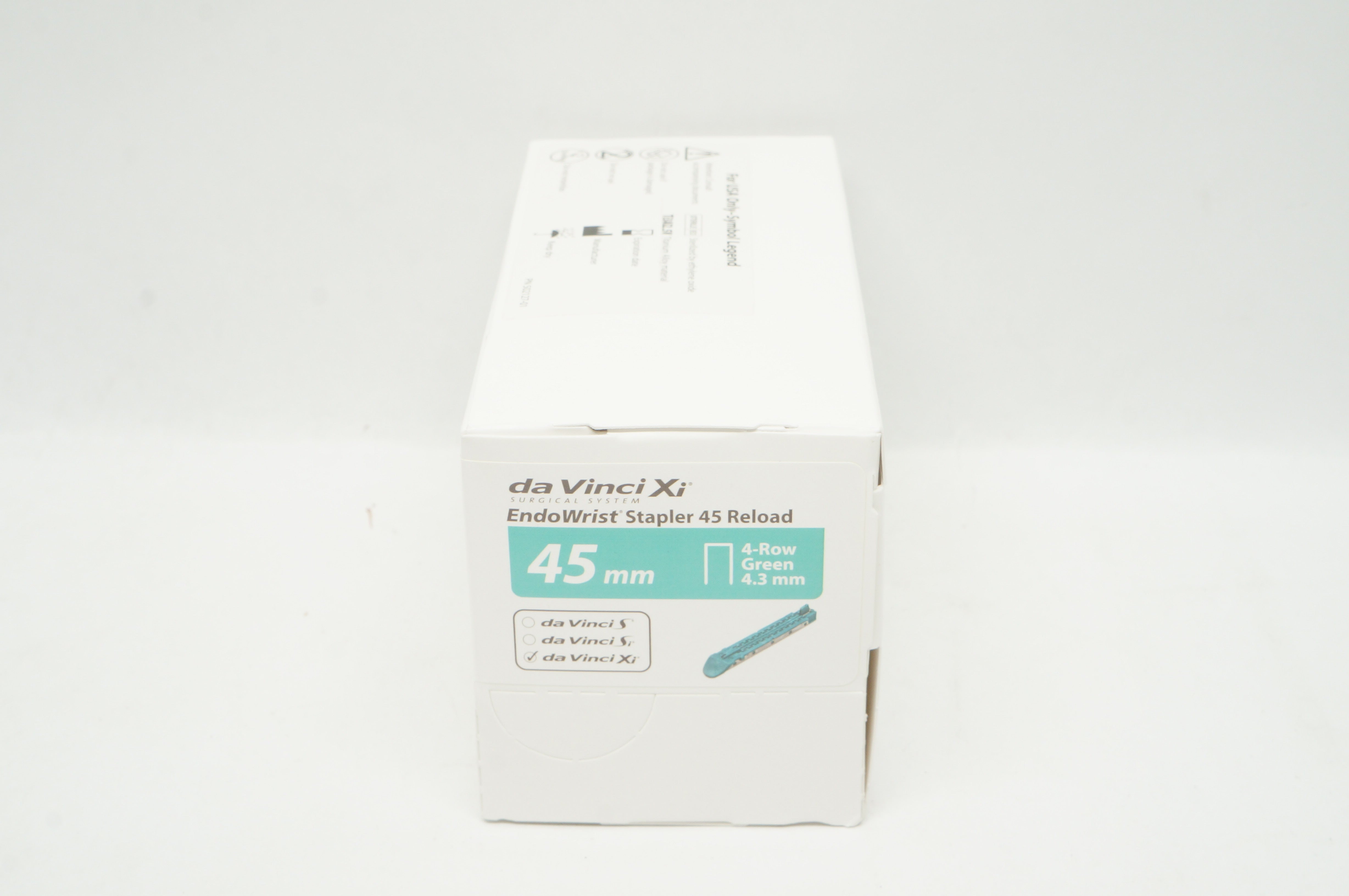 Intuitive 48445G Endo Wrist Stapler 45 Reload Green 45mm 4-Row 4.3mm(x)-Box of12