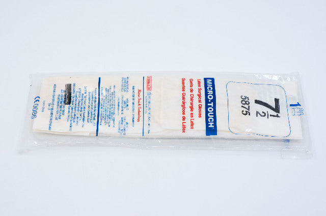 Ansell 5875 Micro-Touch Latex Surgical Gloves 7-1/2