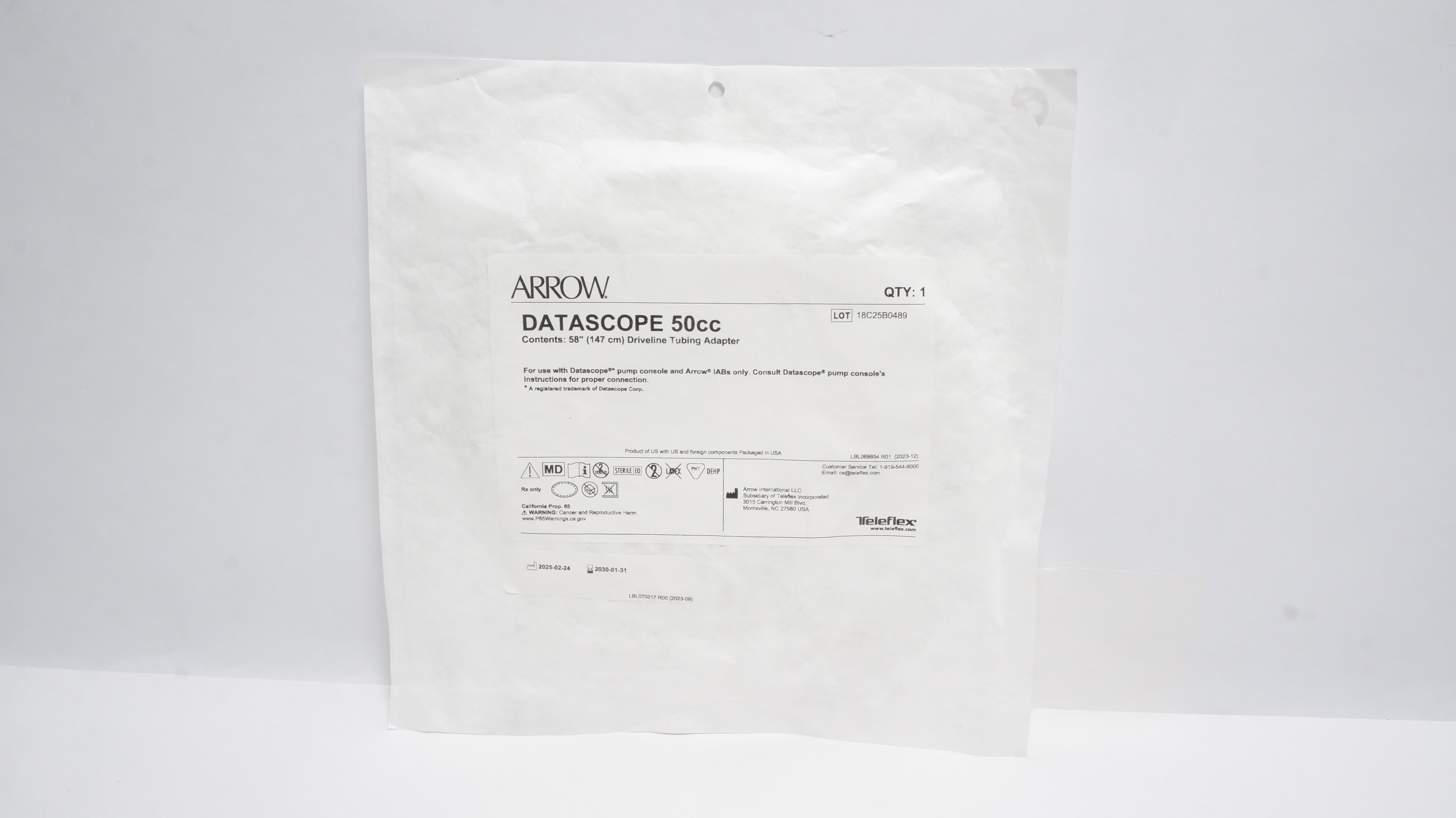 Teleflex Arrow Datascope 50cc 58In Driveline Tubing Adapter