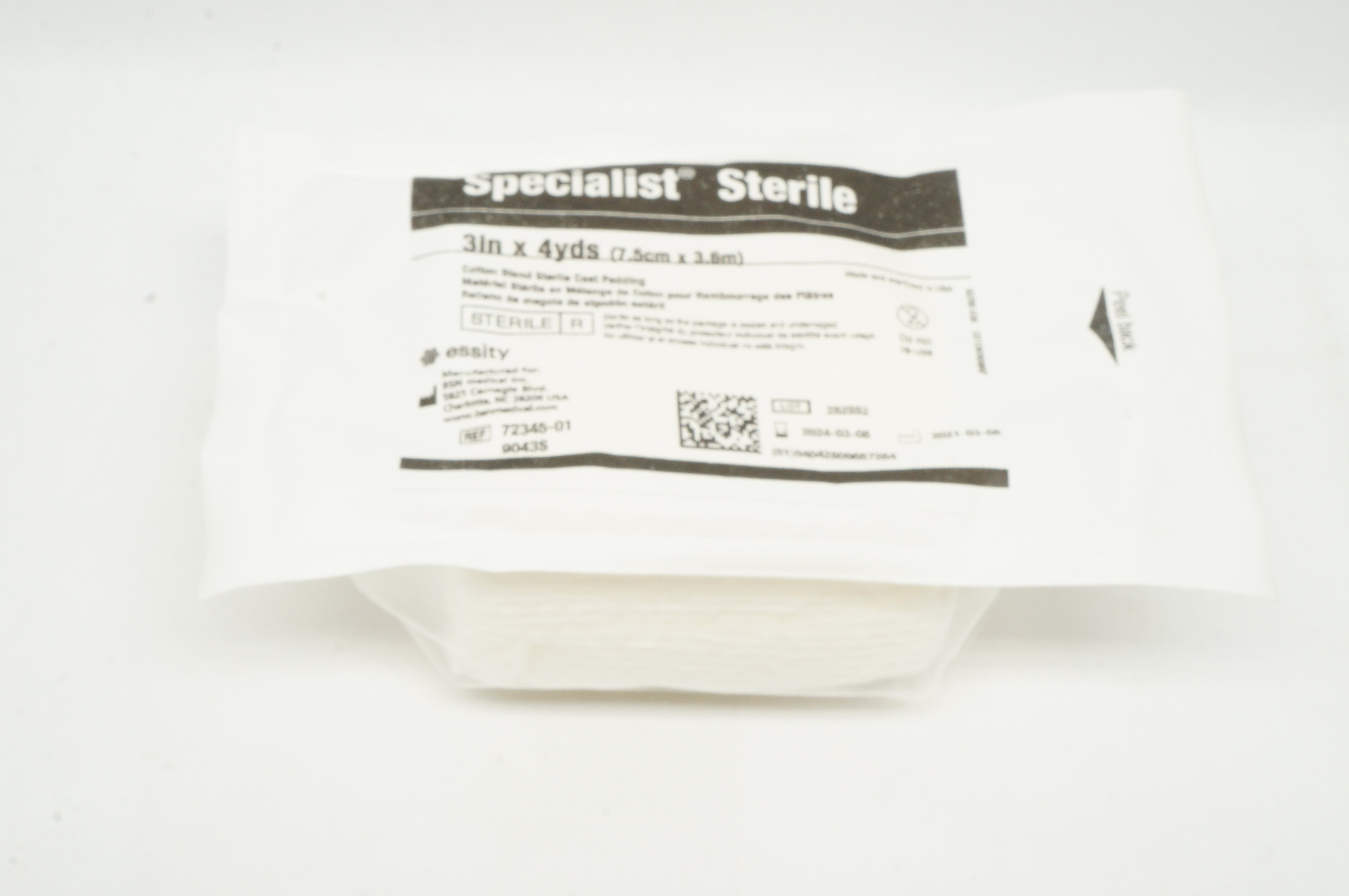 BSN Medical Specialist Cotton Blend Sterile Cast Padding 3inch x 4yds