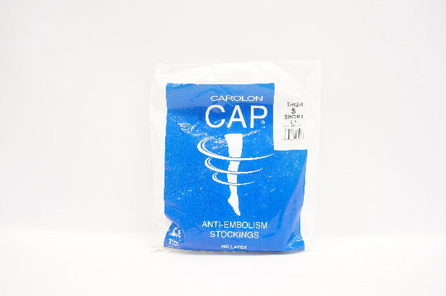 Carolon Cap 610 Anti-Embolism Stockings Thigh, Small Short