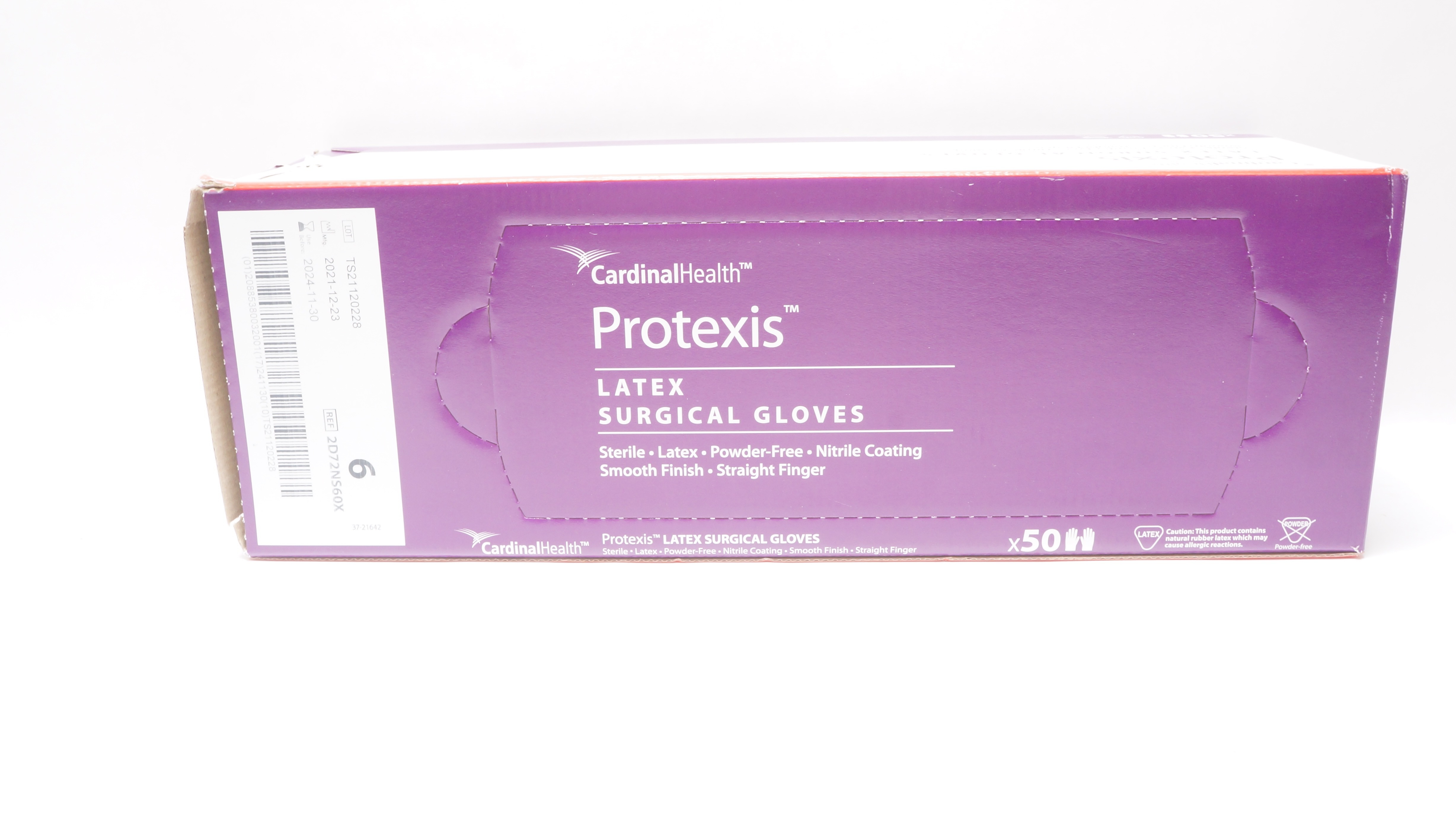 Cardinal Health 2D72NS60X Protexis Latex Gloves 6 - Box of 39