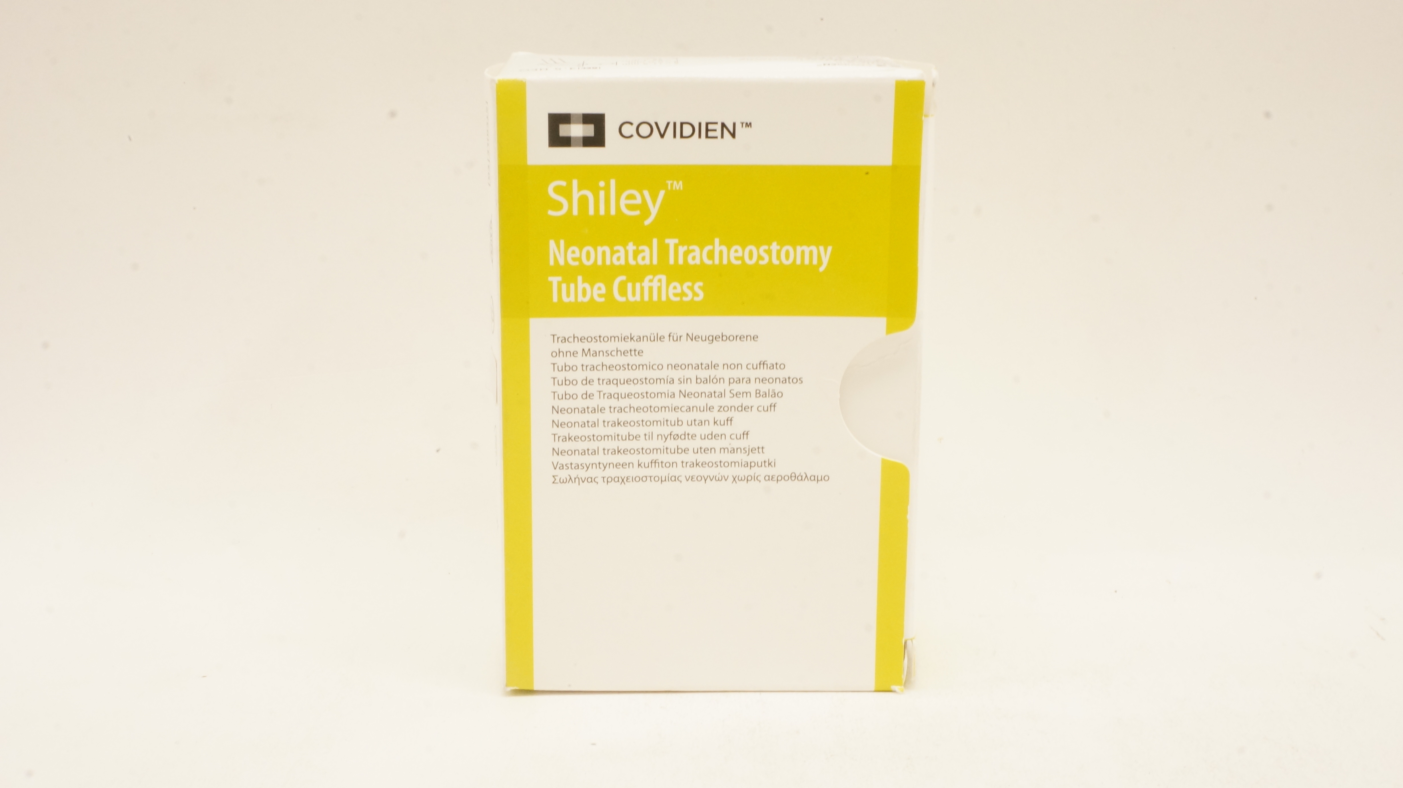 Covidien 4.5NEO Shiley Neonatal Tracheostomy Tube Cuffless 4.5mm x 6.5mm (x)