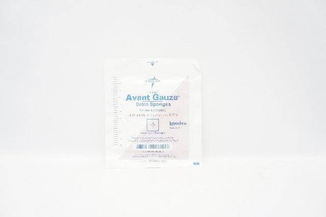 Medline NON256000 Avant Gauze Drain Sponges  6-Ply 4inch x 4inch - Pack of 2