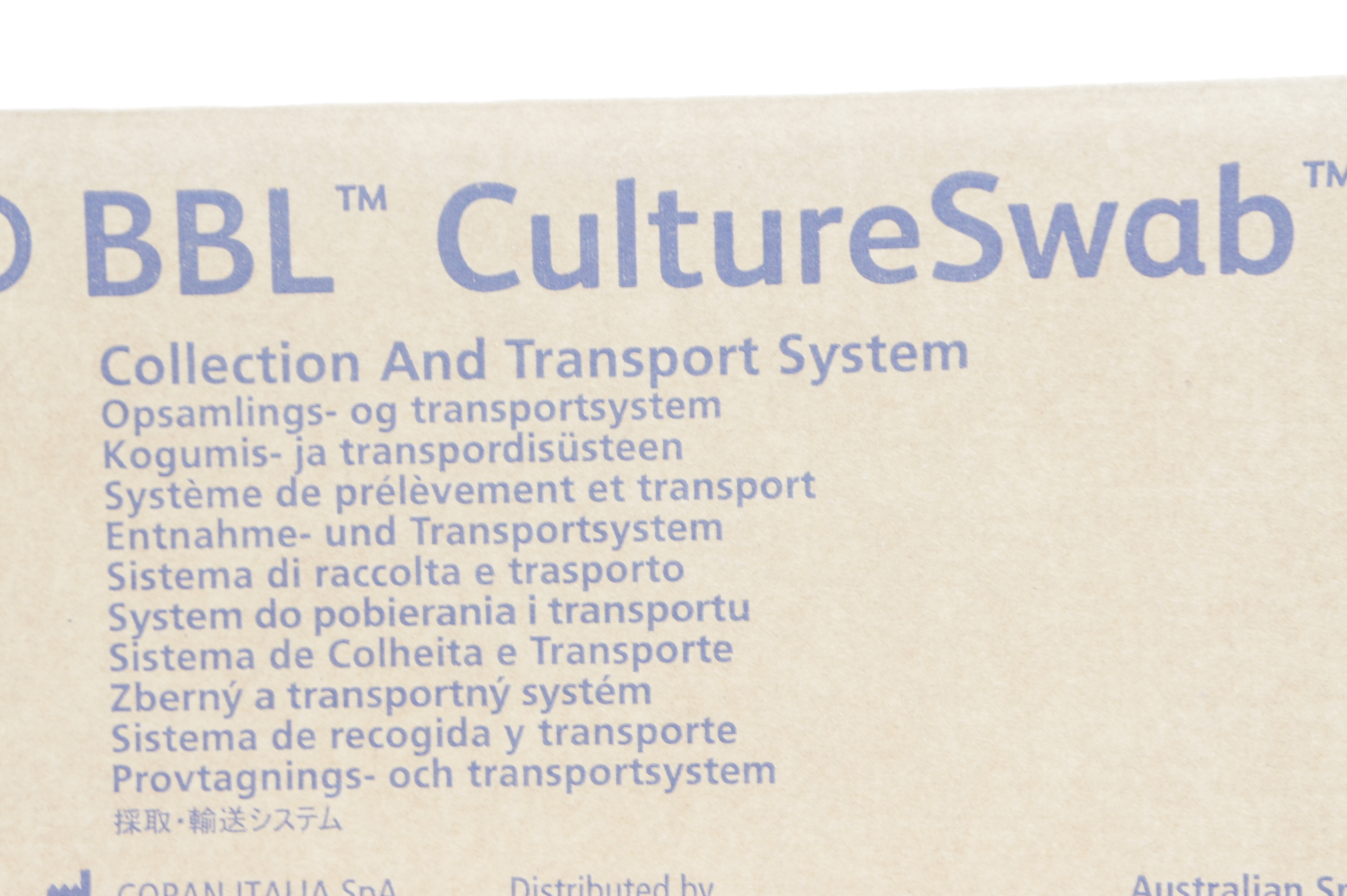 BD 220109 BBL Culture Swab Collection & Transport System (x) - Box of 500