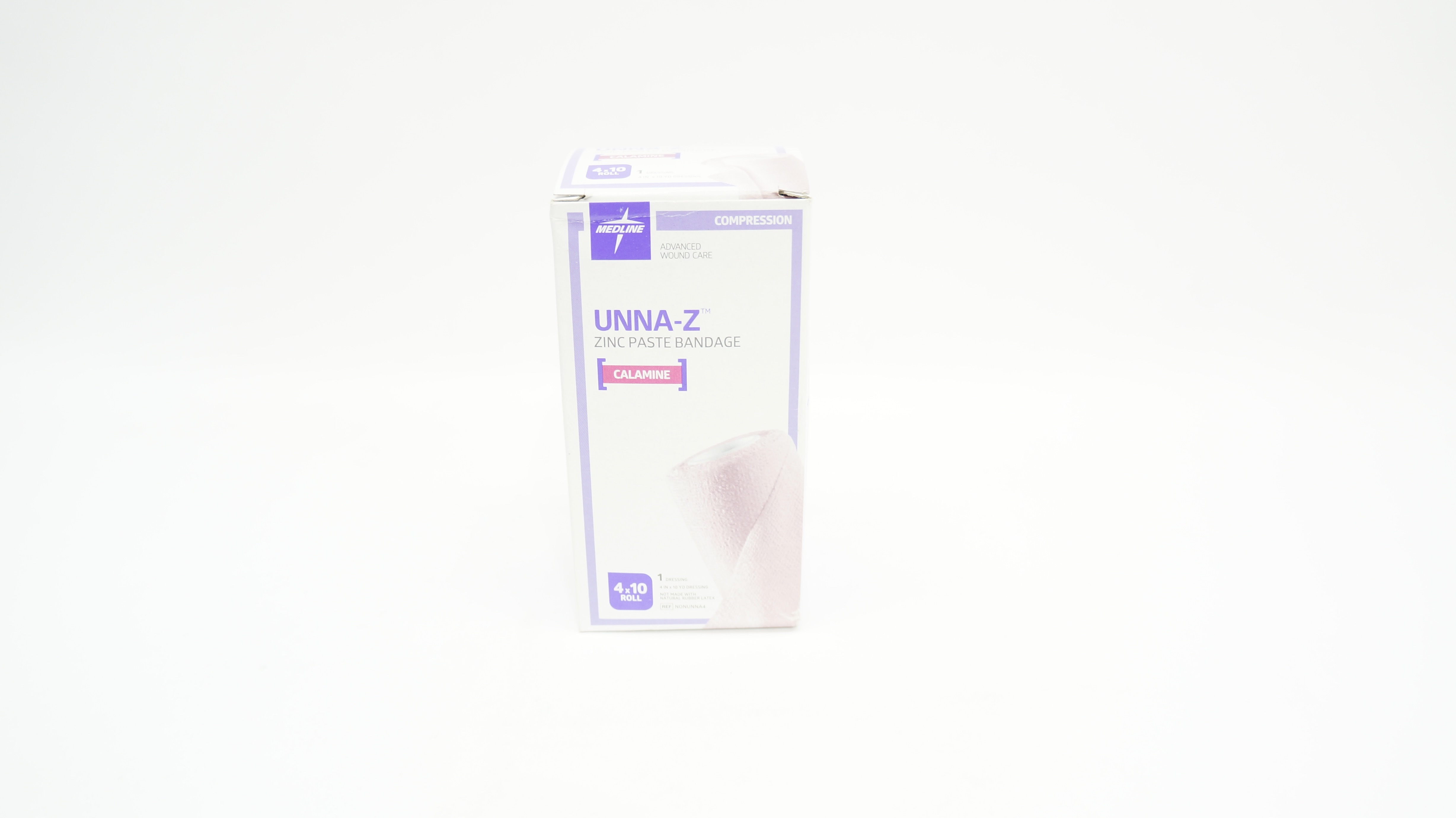 Medline NONUNNA4 Unna-Z,  Zinc Paste Bandage 4 inch x 10 Yd Dressing