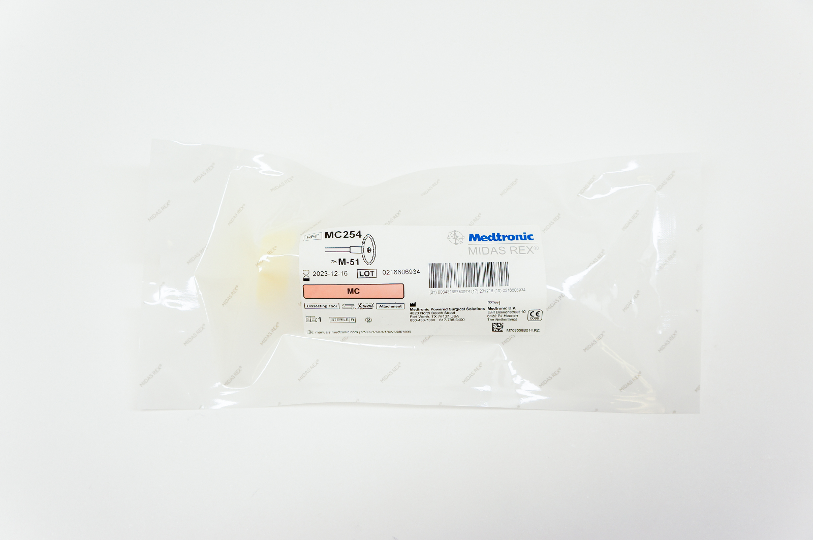 Medtronic MC254 Midas Rex Legend 25.4mm Metal Cutter Diamond Wheel