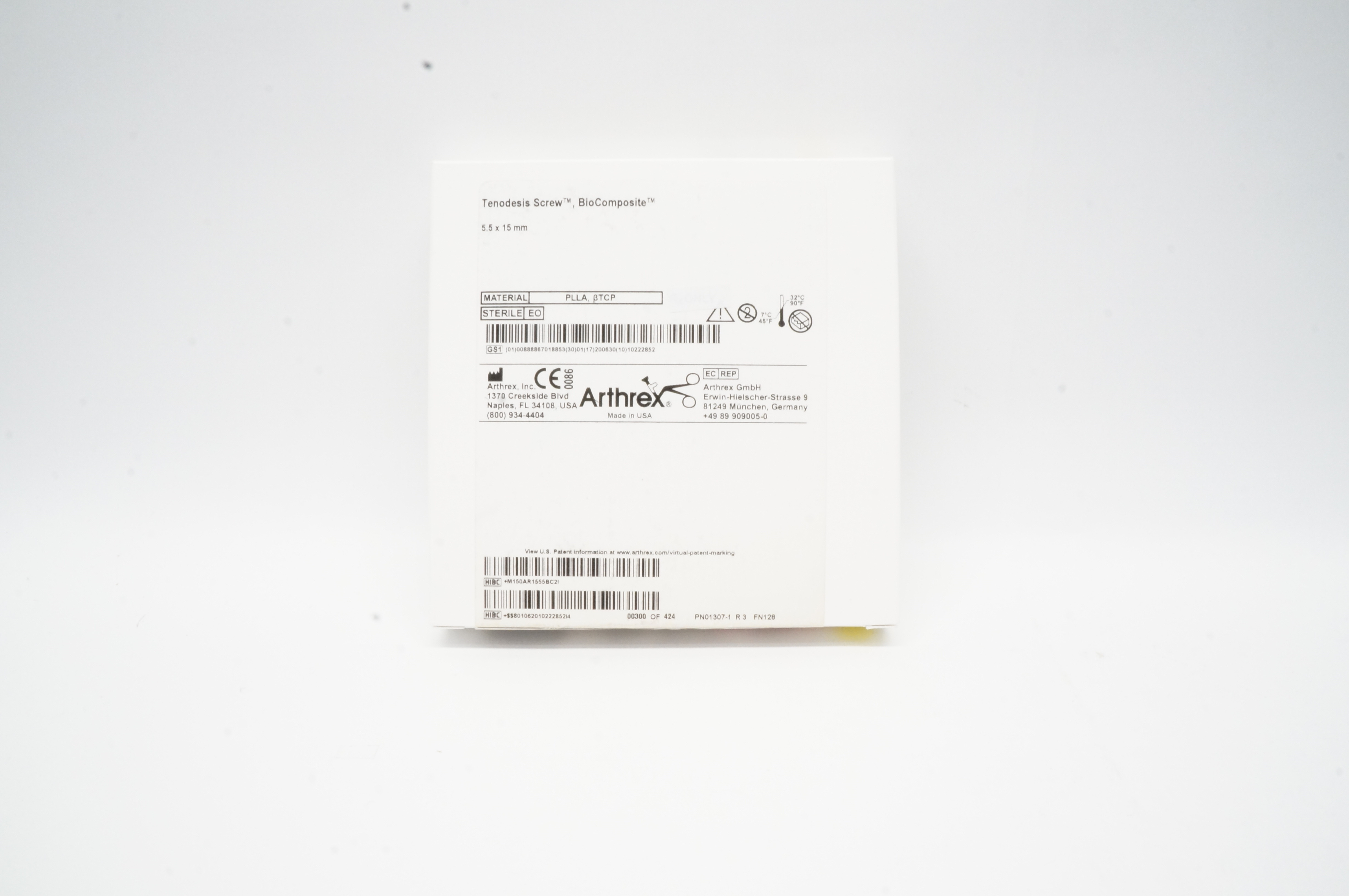 Arthrex AR-1555BC BioComposite, Tenodesis Screw 5.5 x 15mm (x)