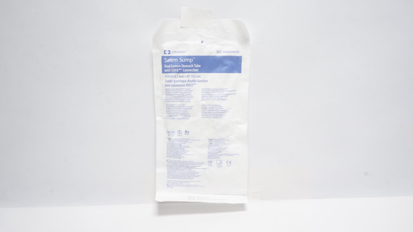 Covidien 8888264945E Salem Sump Stomach Tube 14 Fr/Ch 48in