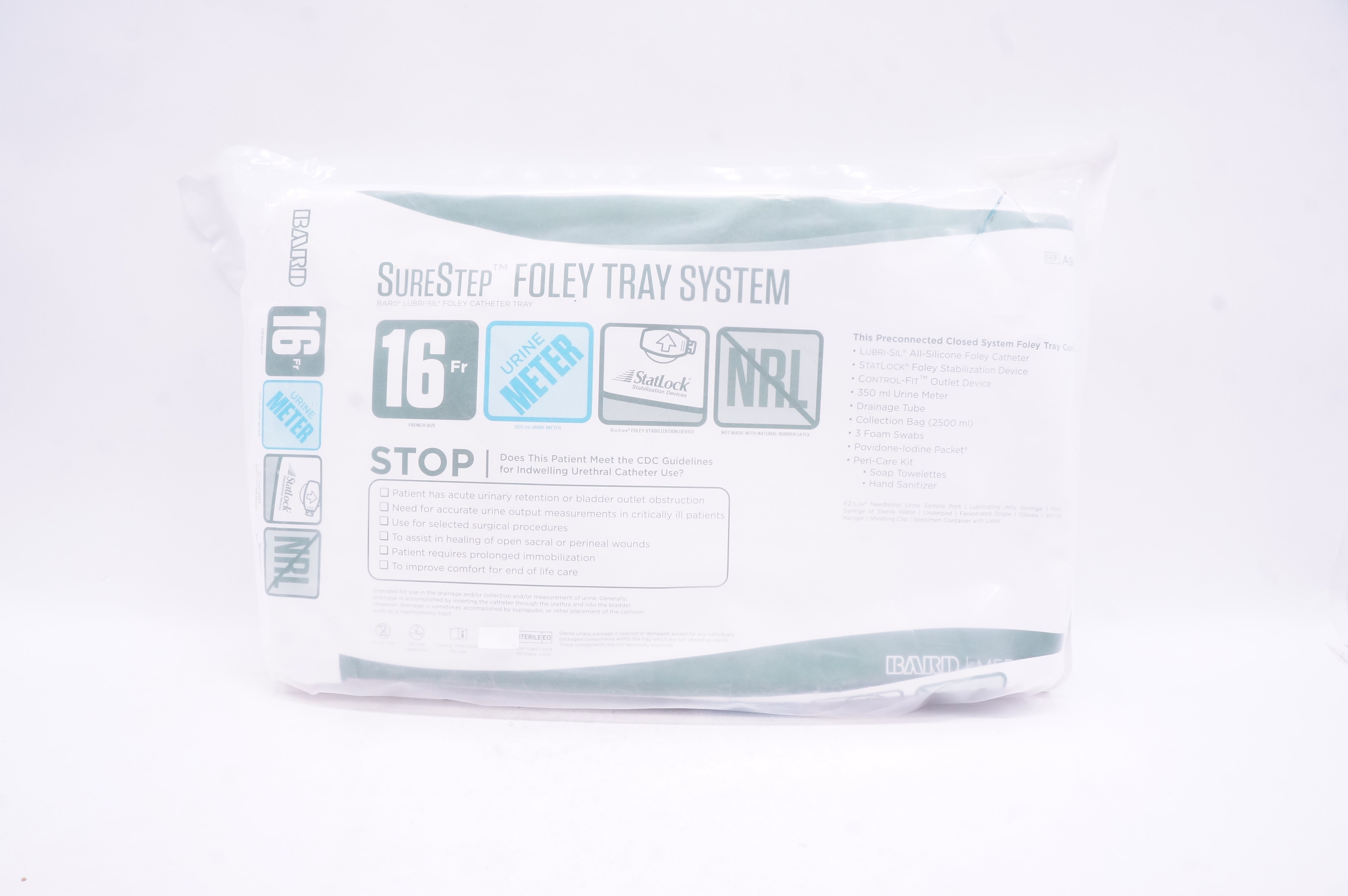 Bard A942216 SureStep Foley Tray System 16Fr