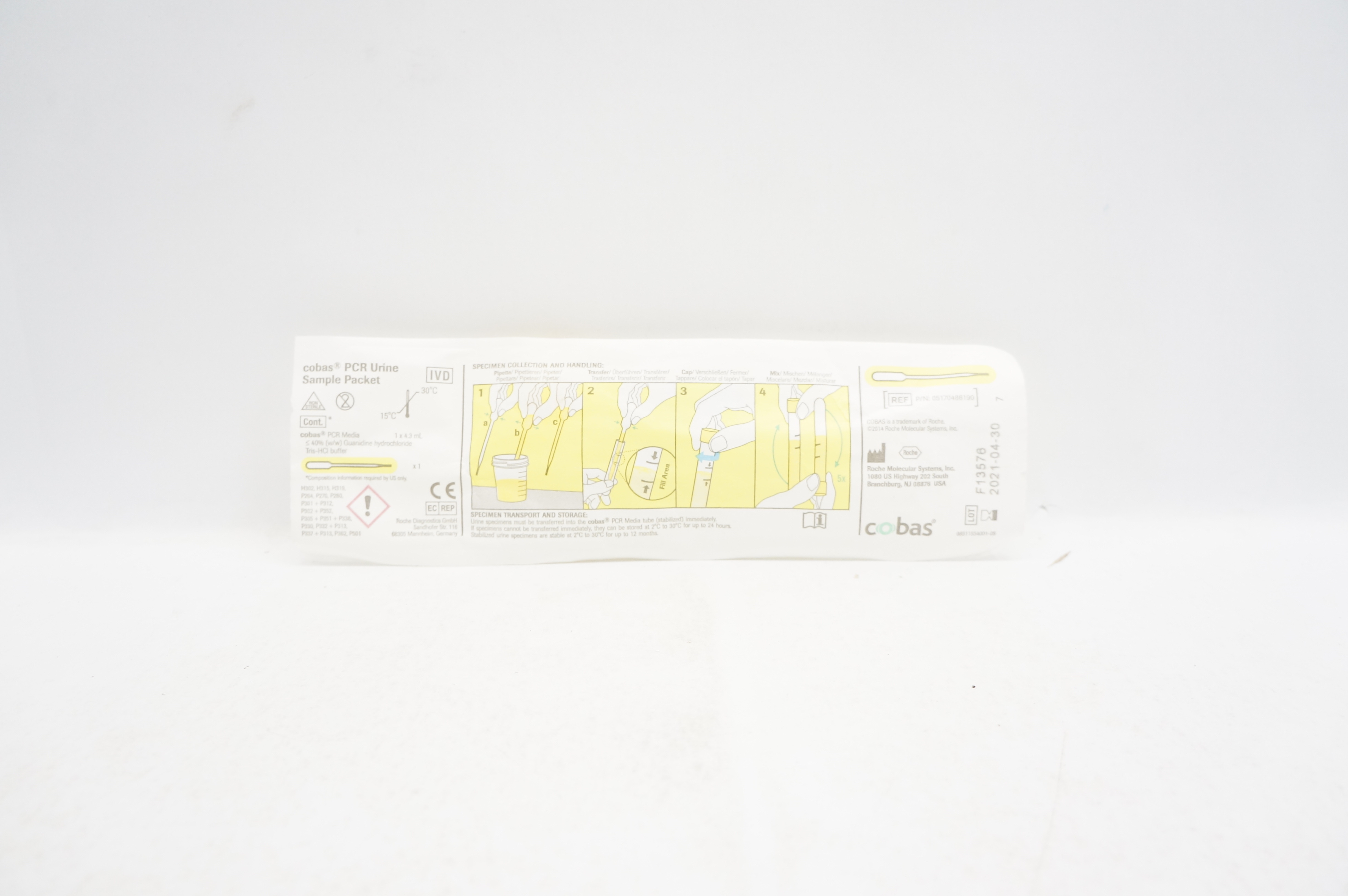 Cobas 05170486190 PCR Urine Sample Packet (x)