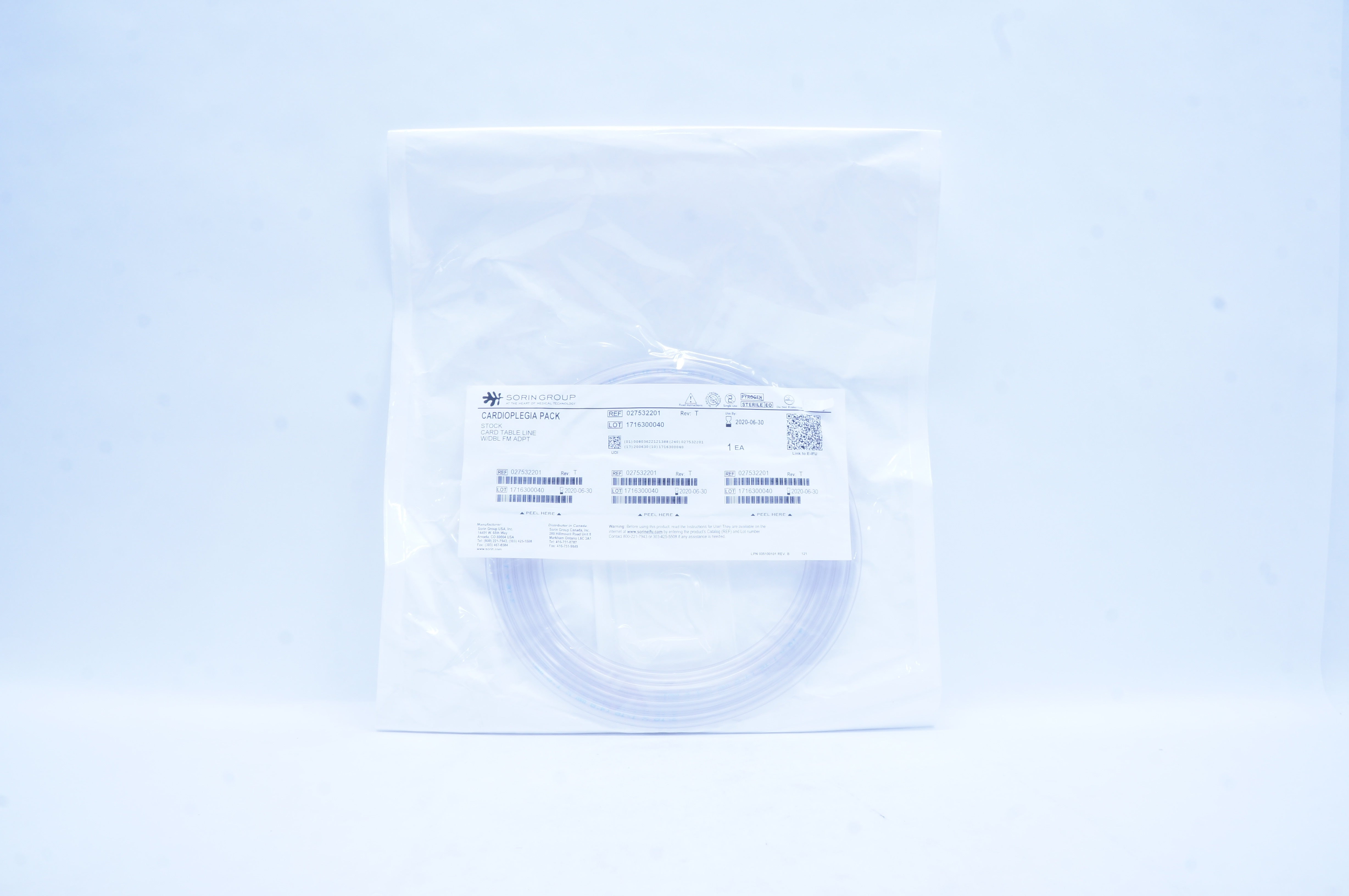 Sorin Group 027532201 Cardioplegia Pack (x)