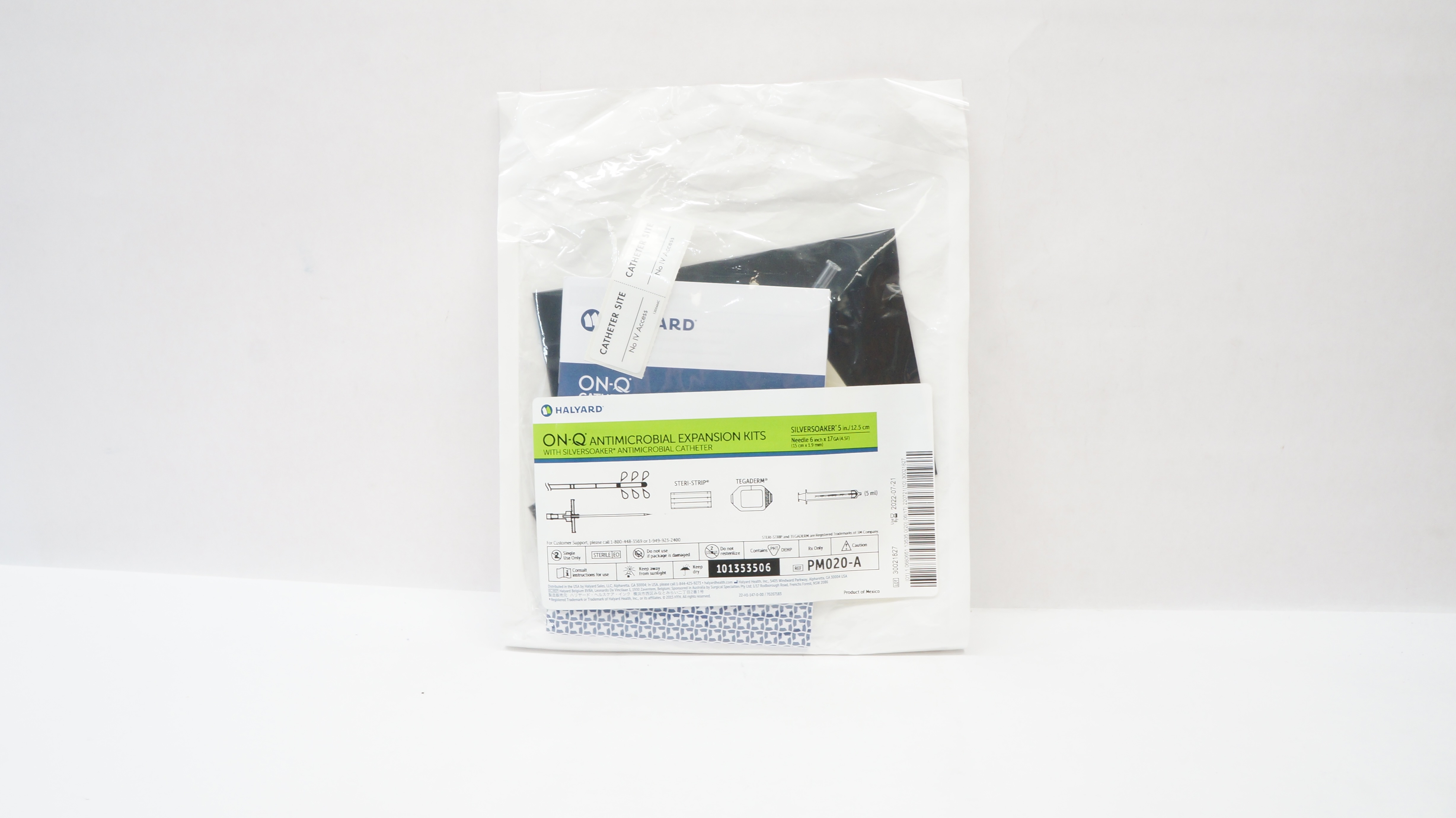 Halyard PM020-A On-Q Antimicrobial Expansion Kits w/Antimicrobial Cath. 5in. (x)