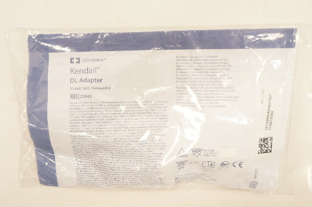 Covidien 33543 Kendall DL Adapter 5 Lead SpO2 Compatible