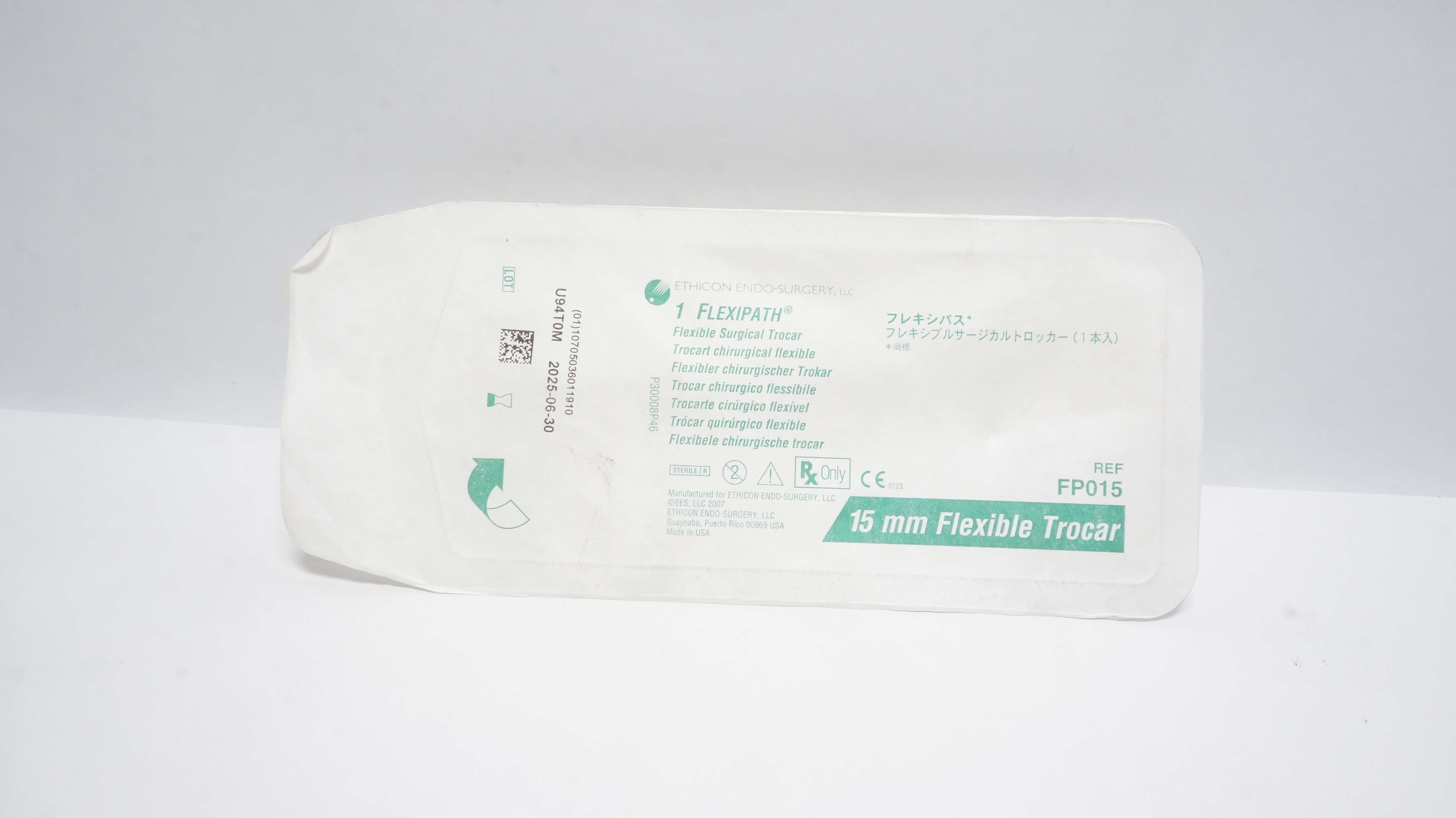 Ethicon FP015 1FLEXIPATH  Flexible Surgical Trocar 15mm (x)