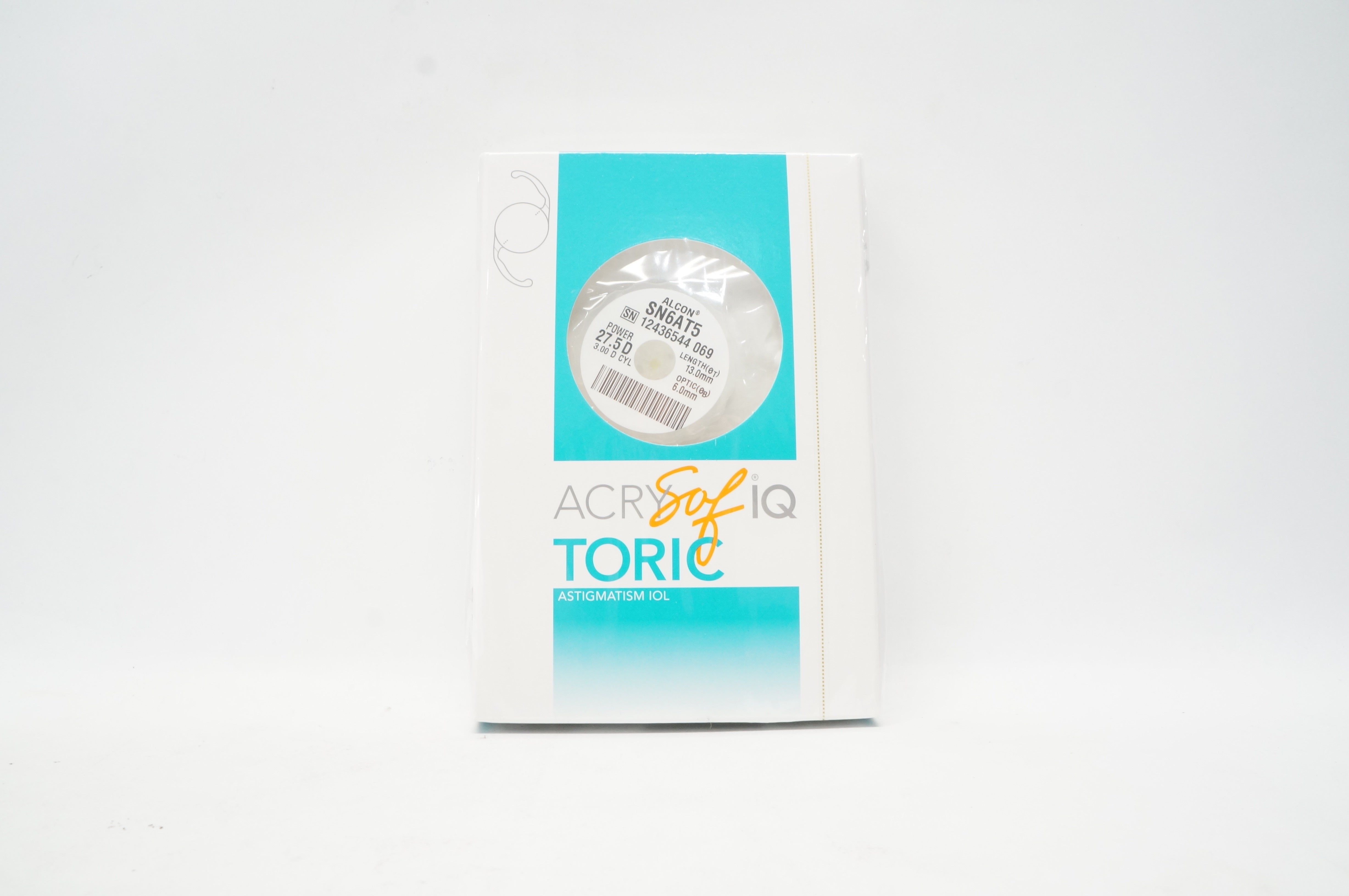 AcrySof IQ SN6AT5 Alcon Toric Astigmatism IOL 27.5D x 13.0 mm (x)